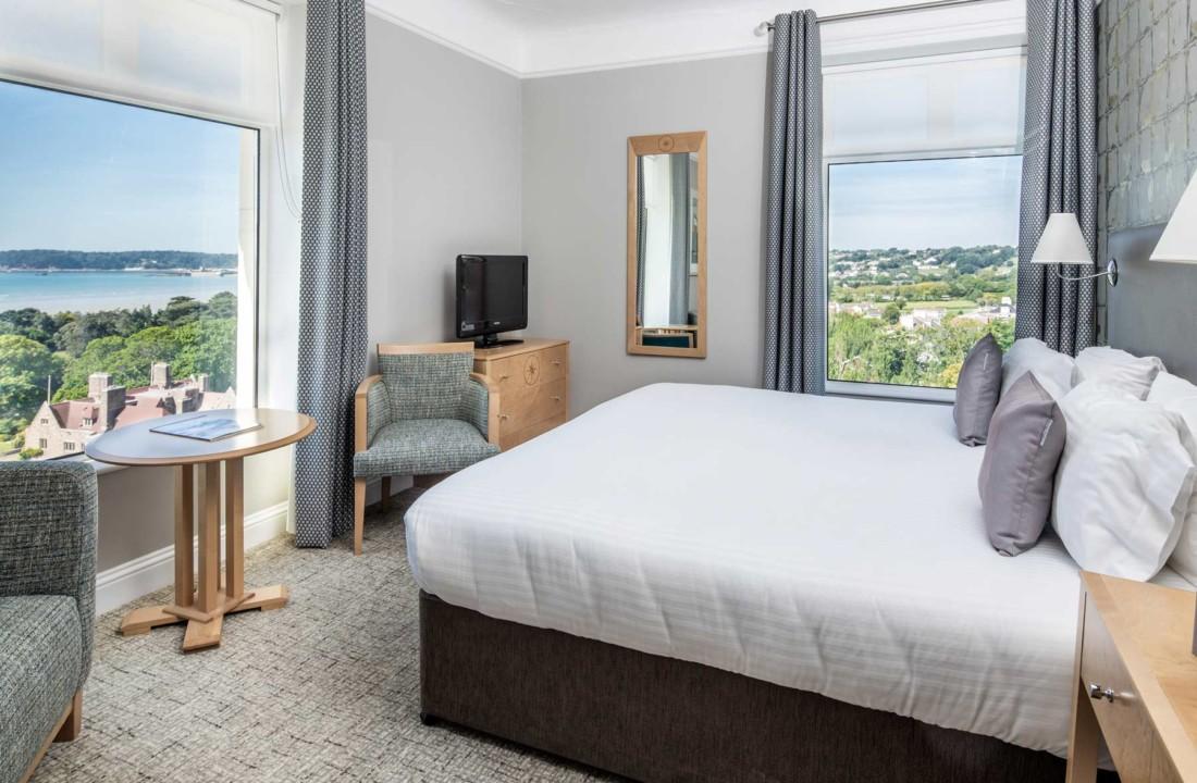 La chambre standard avec vue sur la mer © Hôtel Cristina