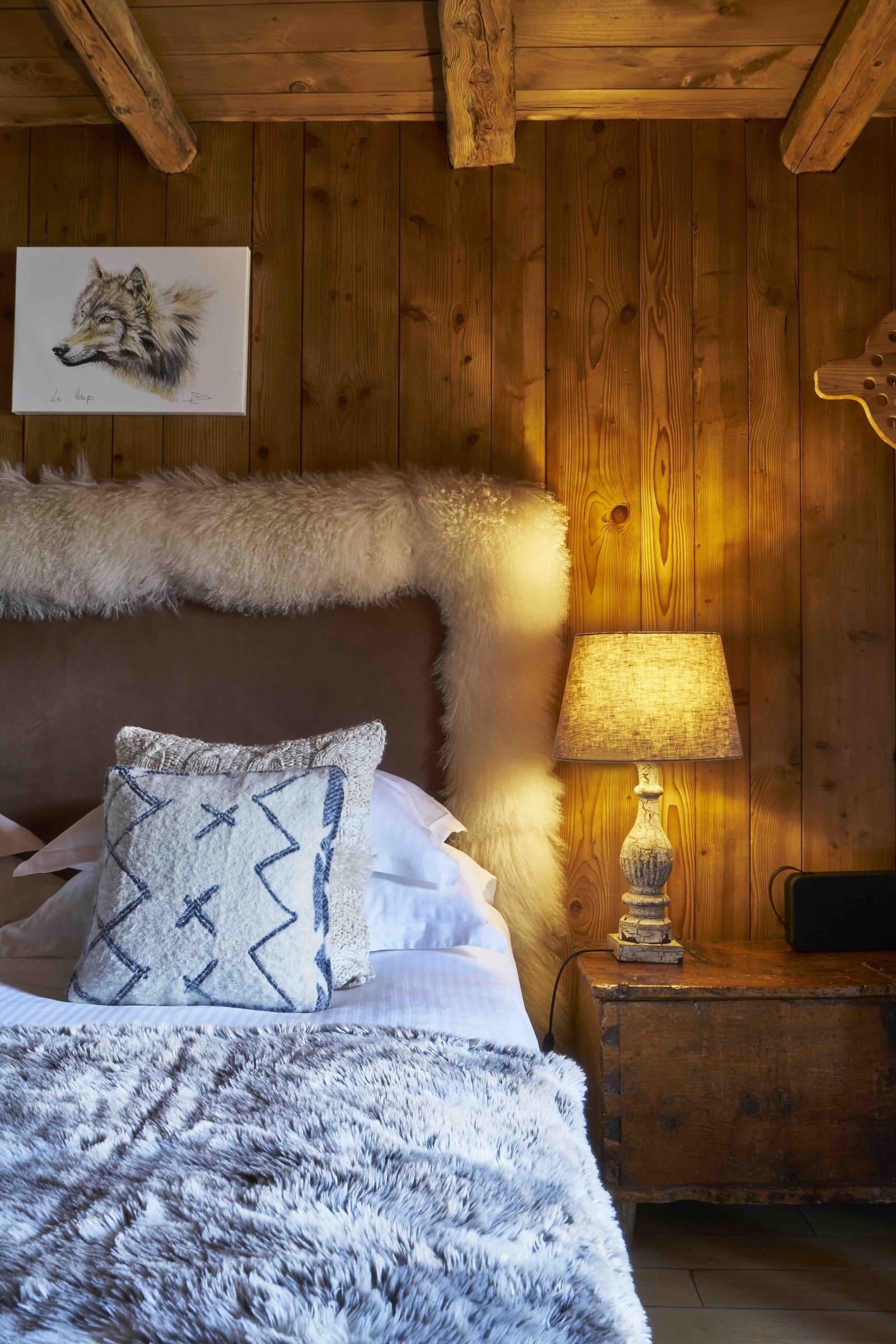 Les chambres au charme alpin © Maison Sibuet 