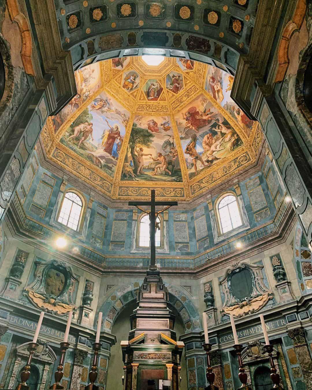 Chapelles des Médicis, à l’intérieur de la Basilique de San Lorenzo © PG/Yonder.fr