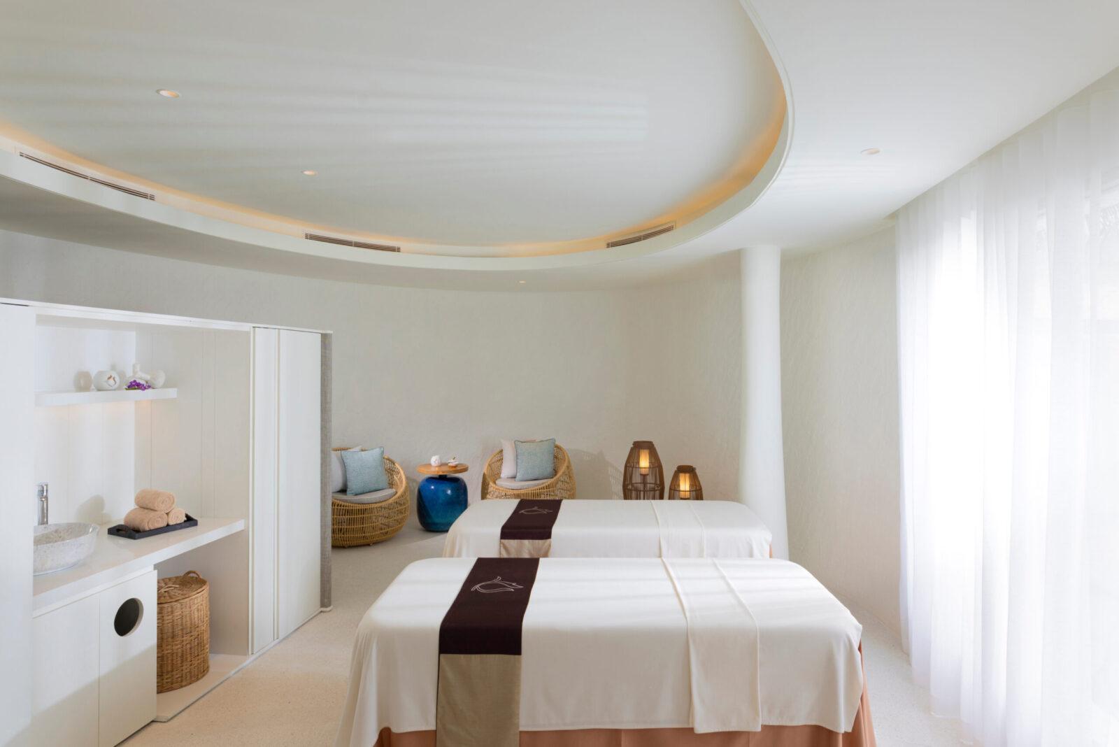 L’espace soin de l’hôtel-spa aux Maldives © Centara Mirage Lagoon