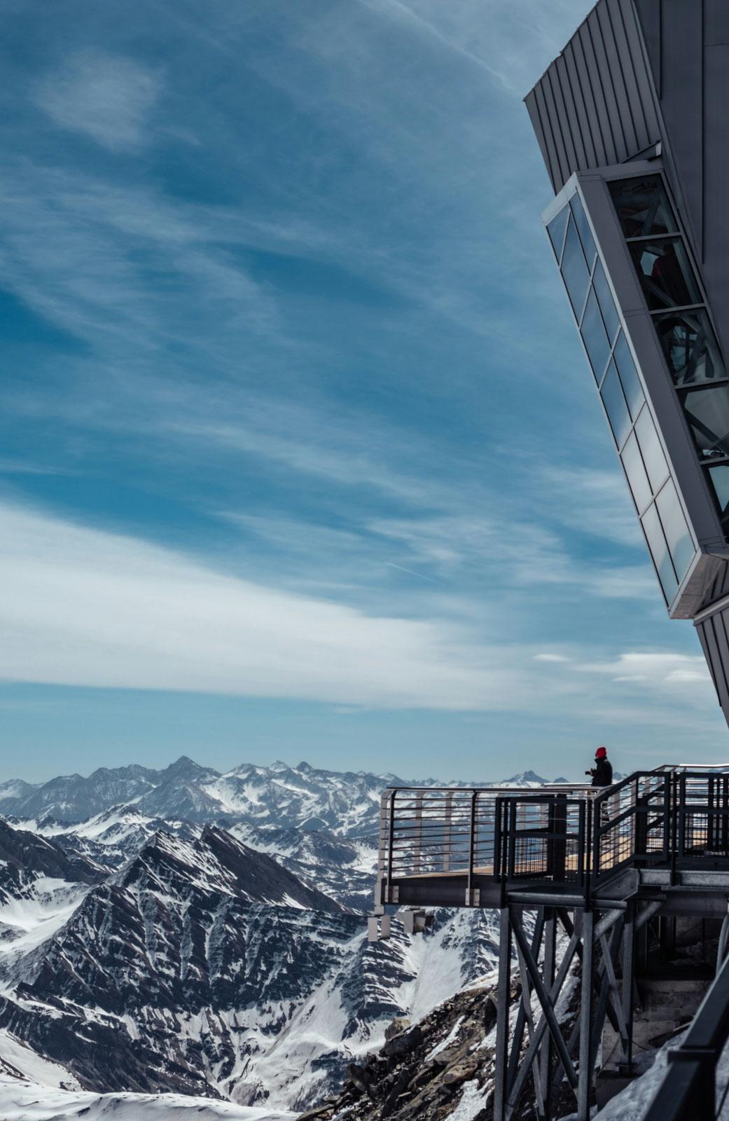 Skier en Italie à Courmayeur