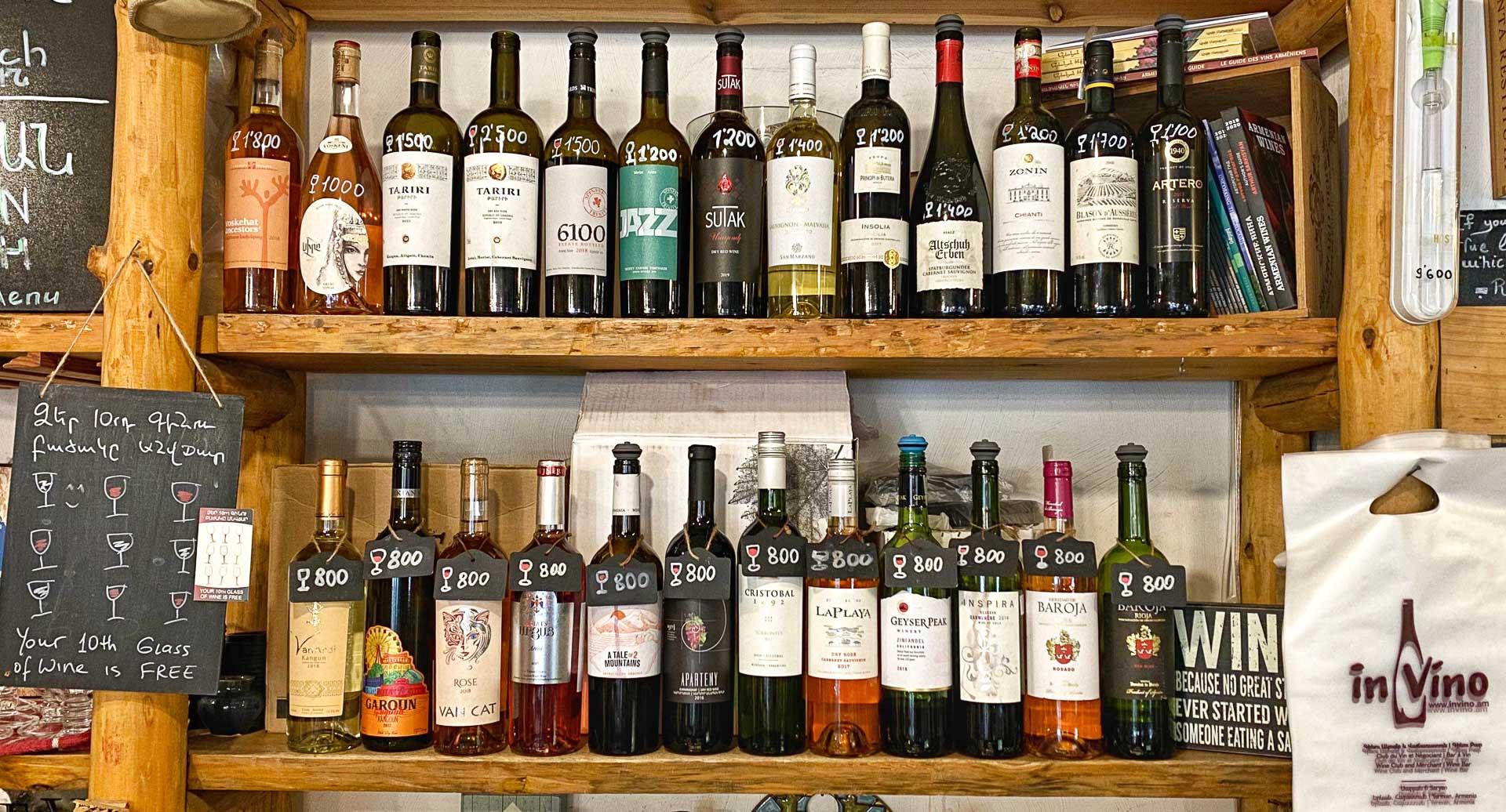 Que choisir au bar In Vino. © InVinoEVN.