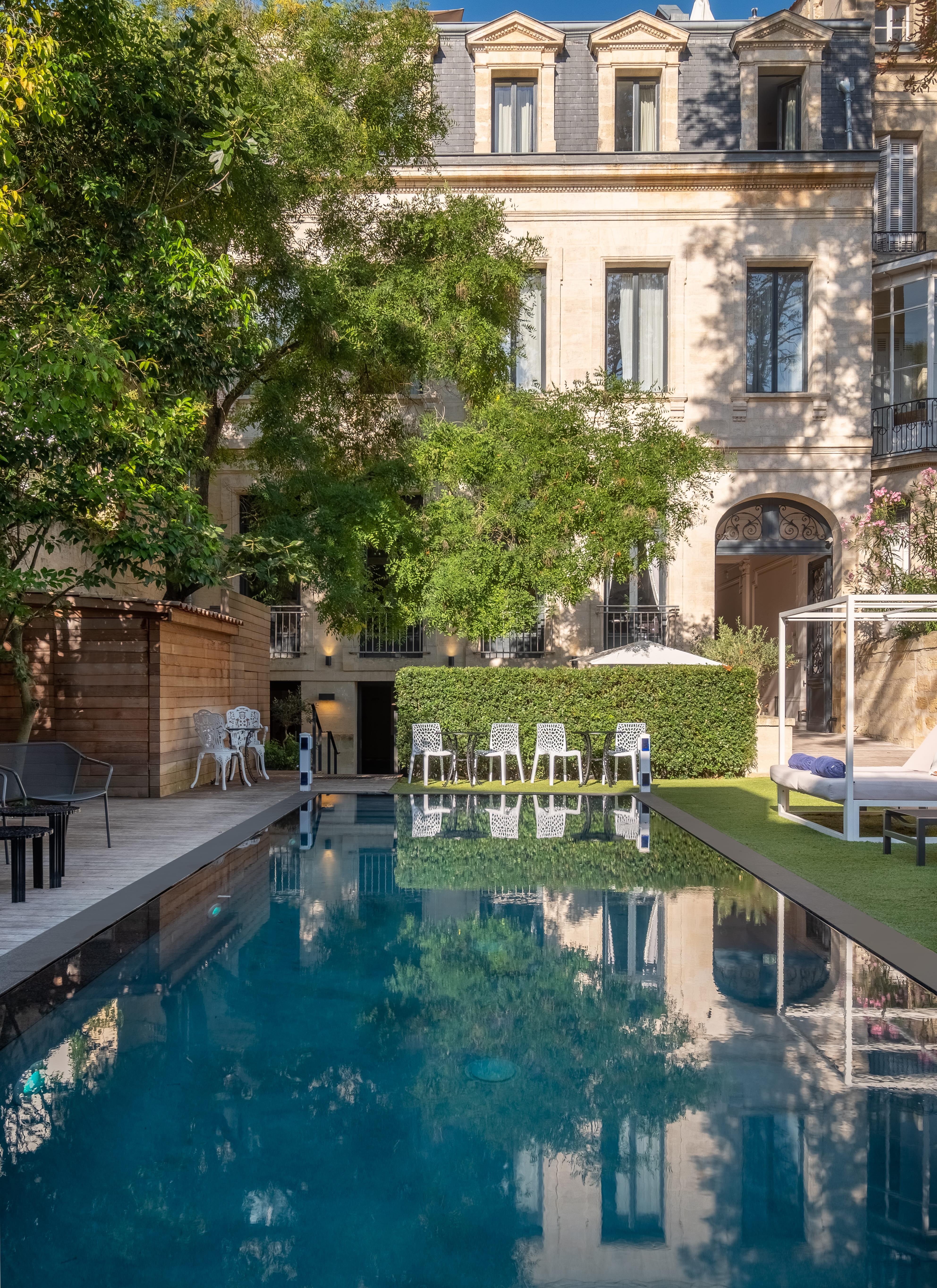 La piscine de l’hôtel © Le Palais Gallien