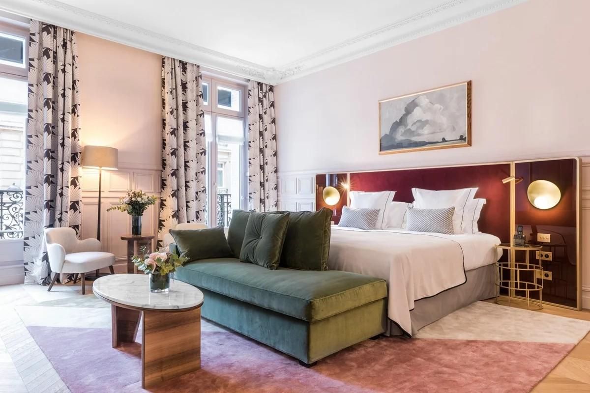 La Junior Suite avec Balcon © Grand Hôtel du Palais Royal
