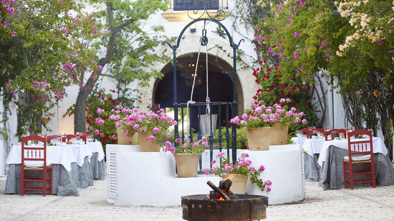 La cour intérieure de l’hôtel © Hacienda de San Rafael