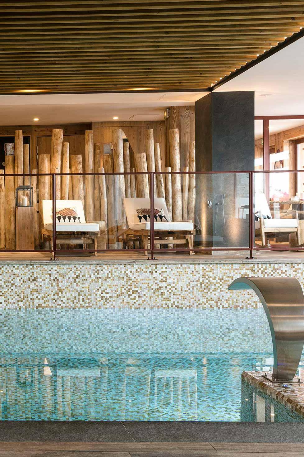 Le spa de l’hôtel à Alpe d’Huez 