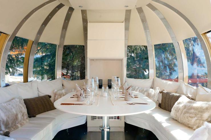 La "bulle" au restaurant de l’hôtel 