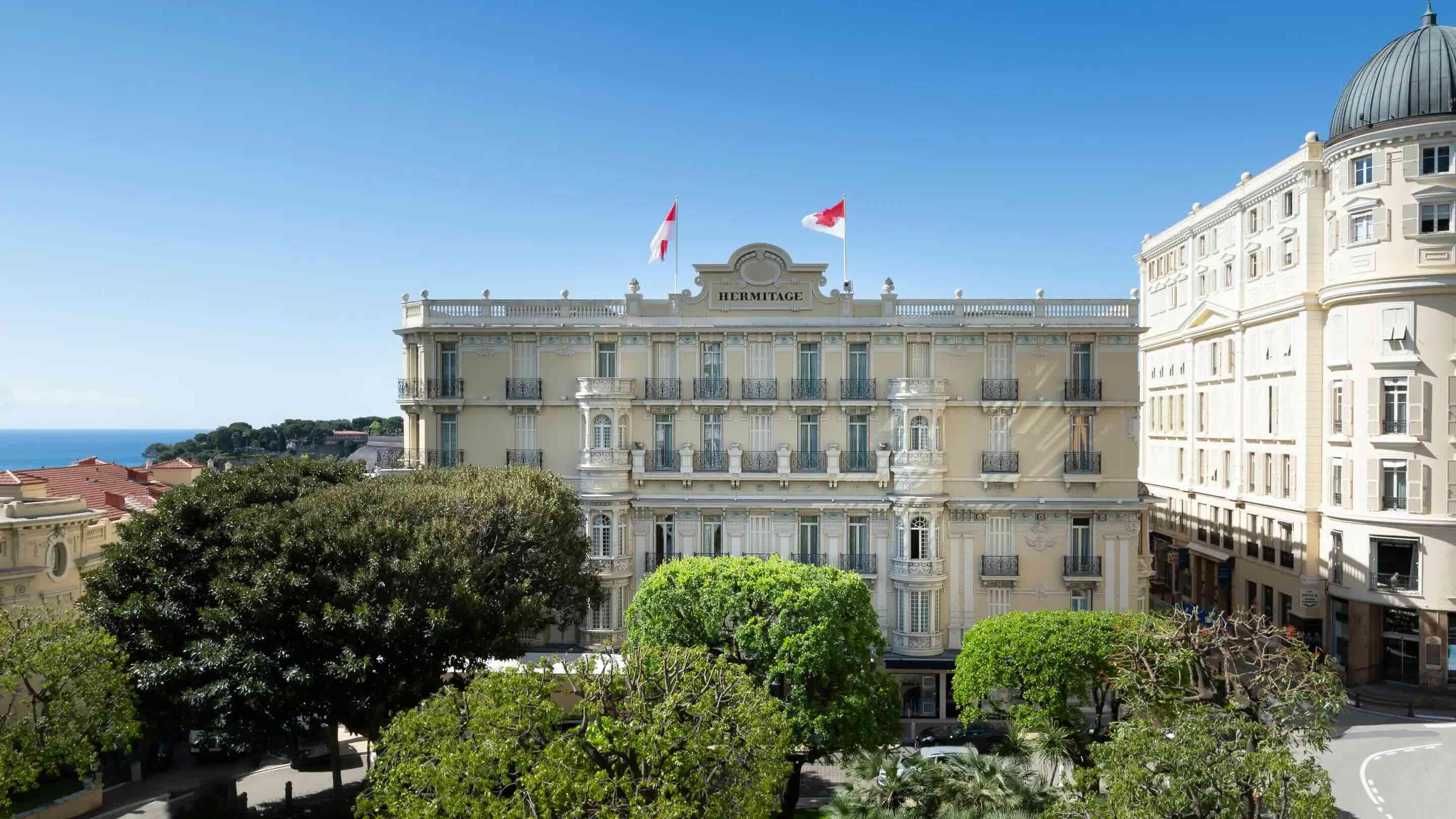L’hôtel l’Hermitage, un 5 étoiles à Monaco © Monte-Carlo Société des Bains de Mer