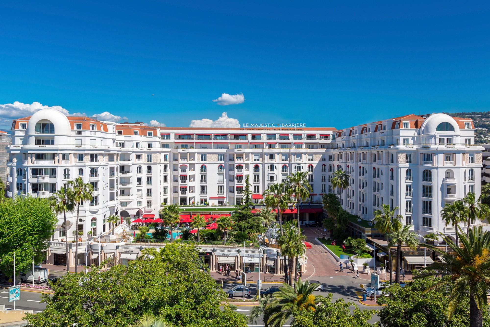 L’hôtel le Majestic à Cannes © Barrière 