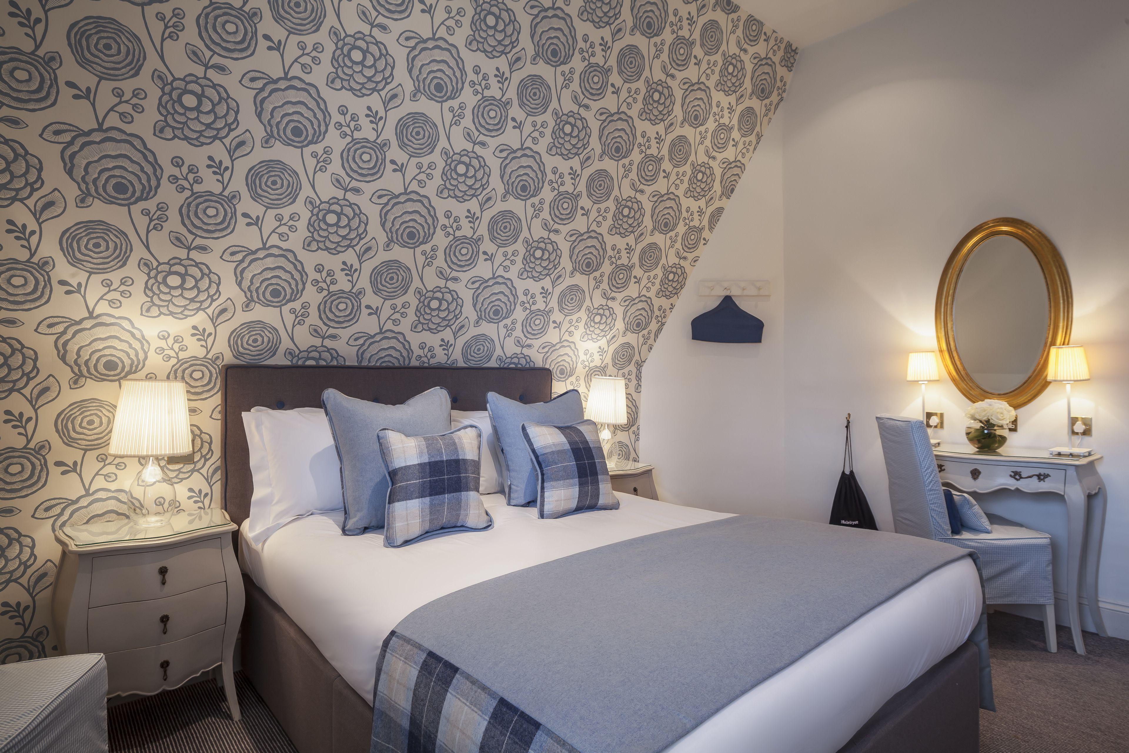 Une chambre aux tons british © Bathshotel