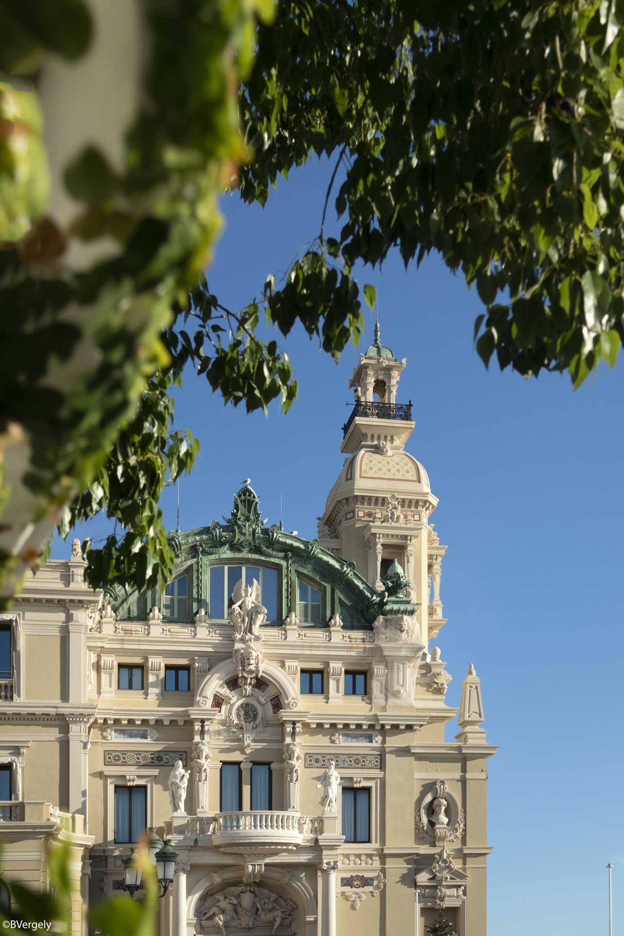 L’Opéra depuis les jardins de l’Hôtel de Paris © B. Vergely