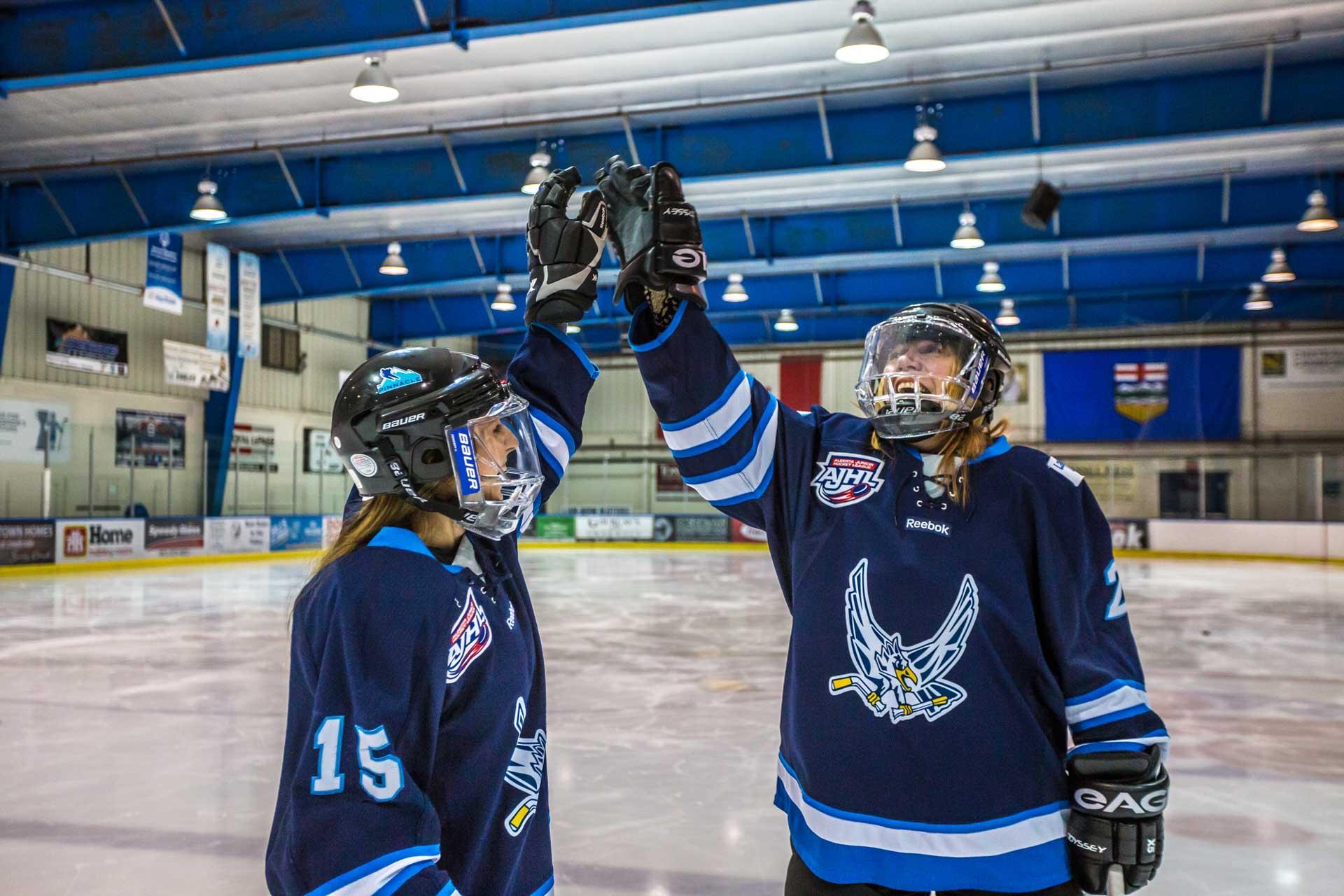 L’hiver au Canada, se mettre dans la peau d’un joueur de hockey