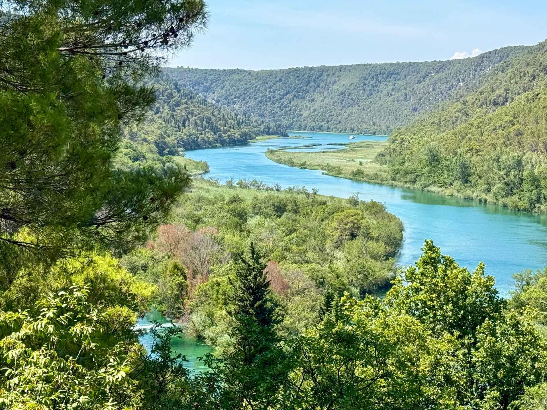 Vue sur le parc naturel de Krka© Emmanuel Laveran