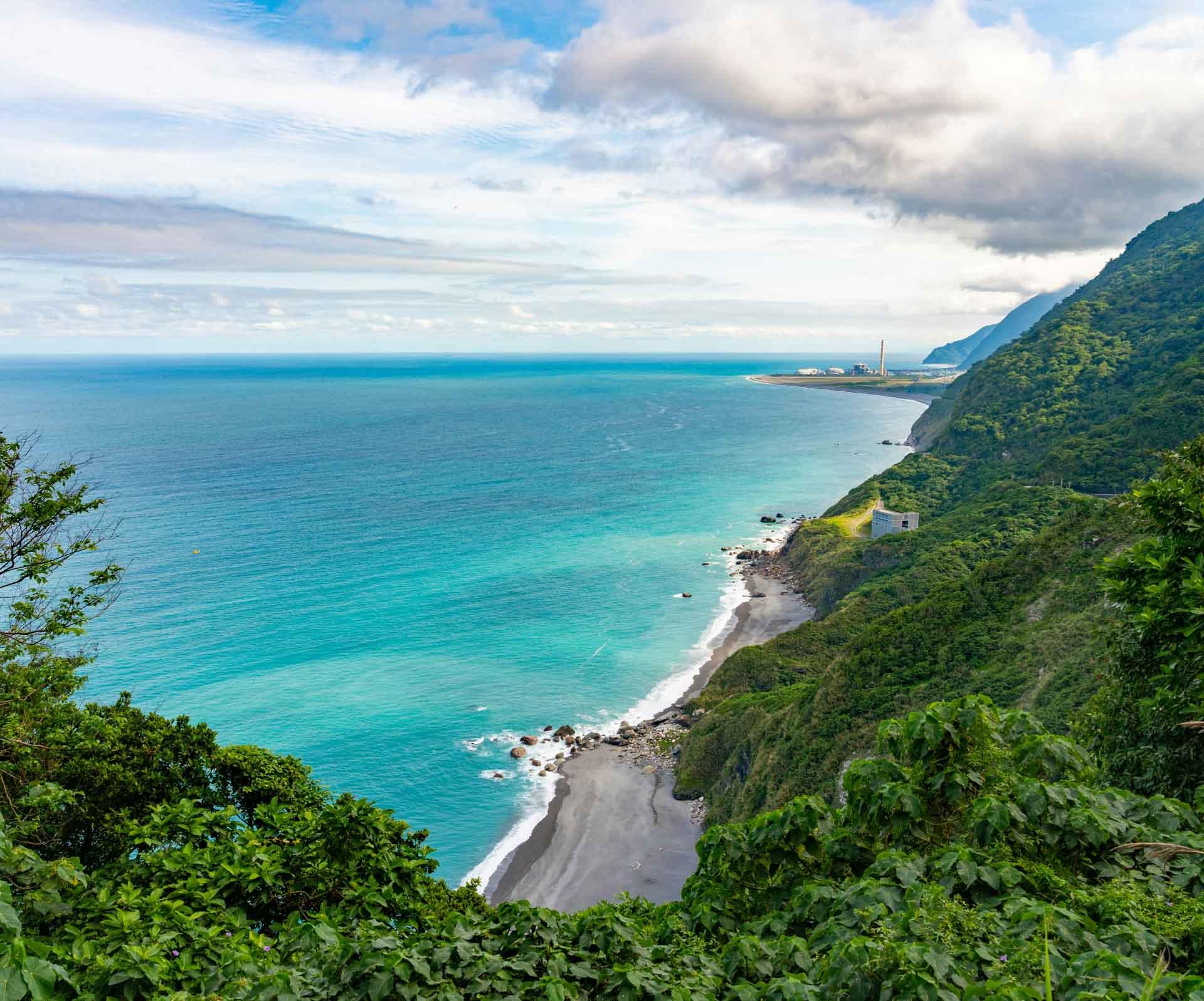 Les longues plages du parc de Kenting