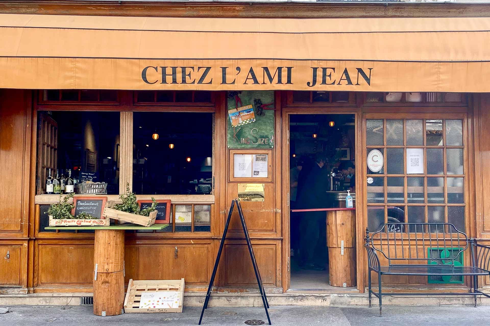 La façade de l’Ami Jean dans le 7e arrondissement © EL / YONDER.fr