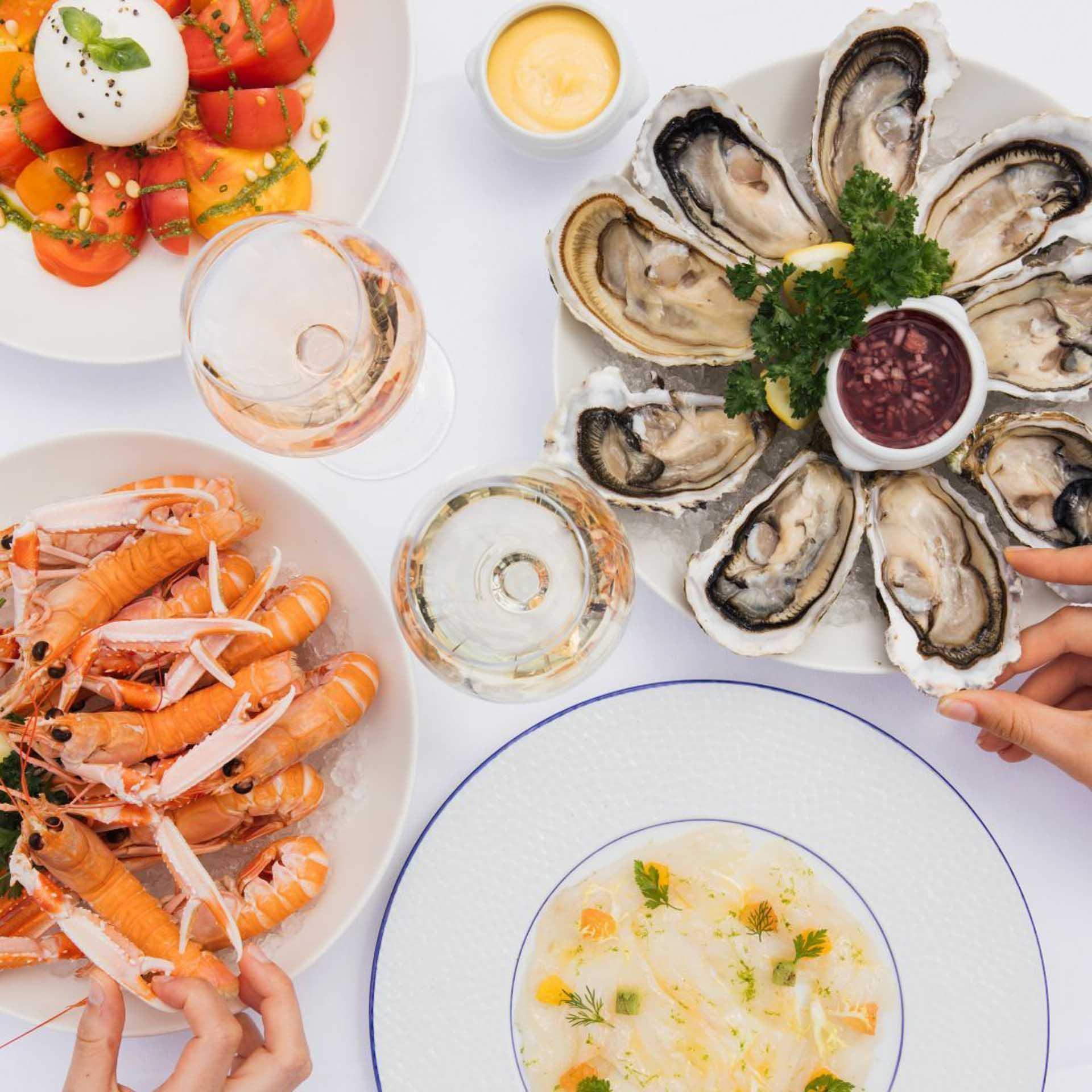 La plateaux de fruit de mer de La Baule