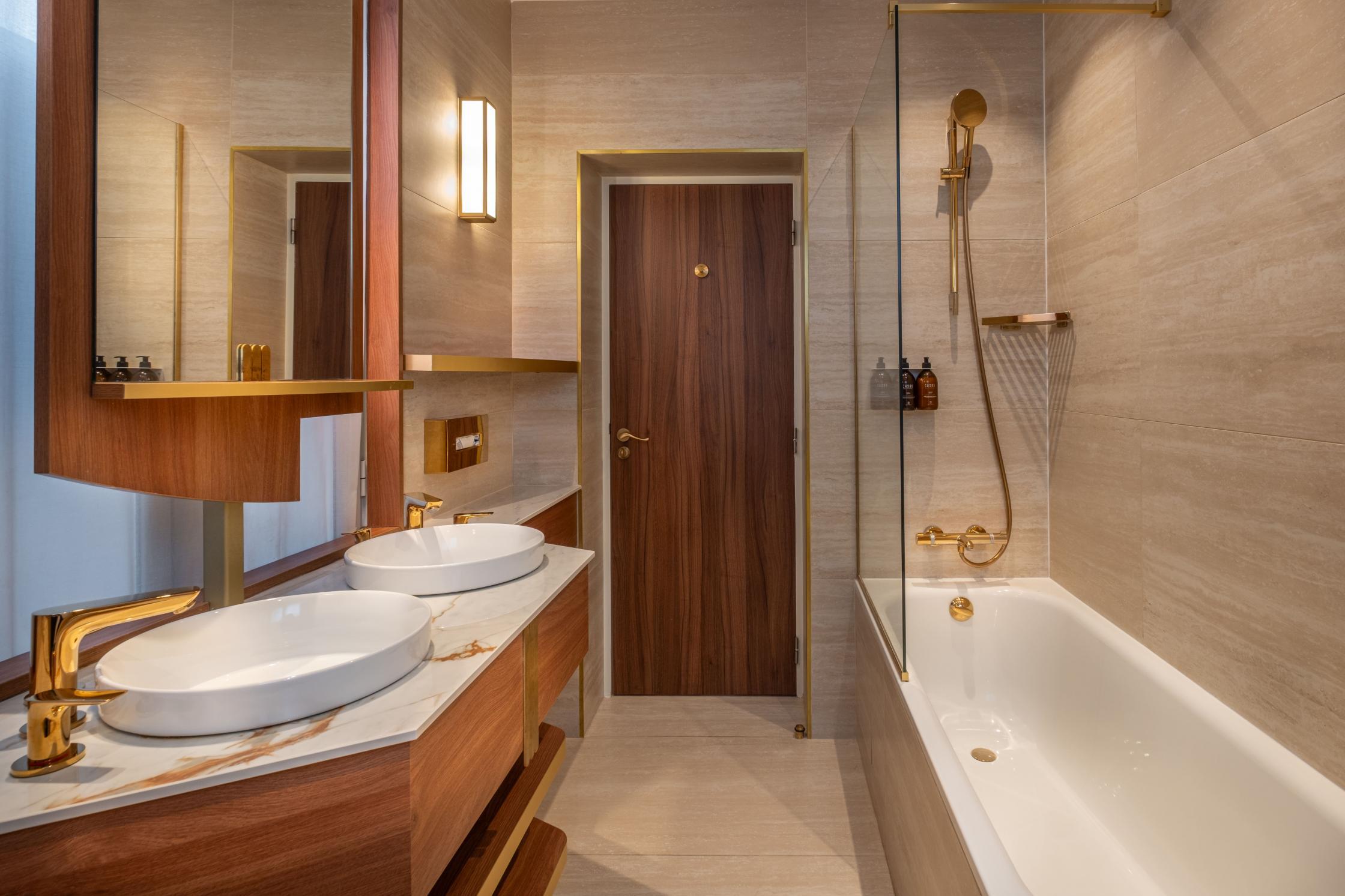 La salle de bain de la Junior Suite © La Bourdonnais
