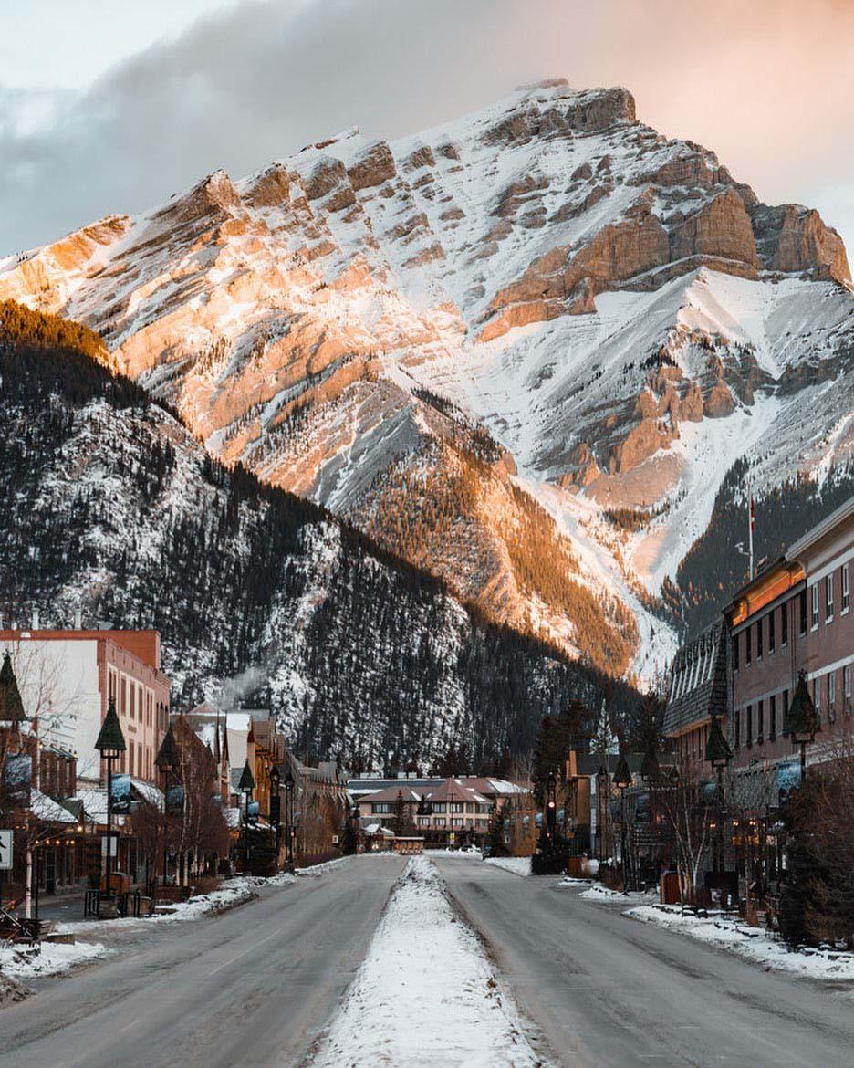 De Lake Louise vers Banff © Tiffany Nguyen