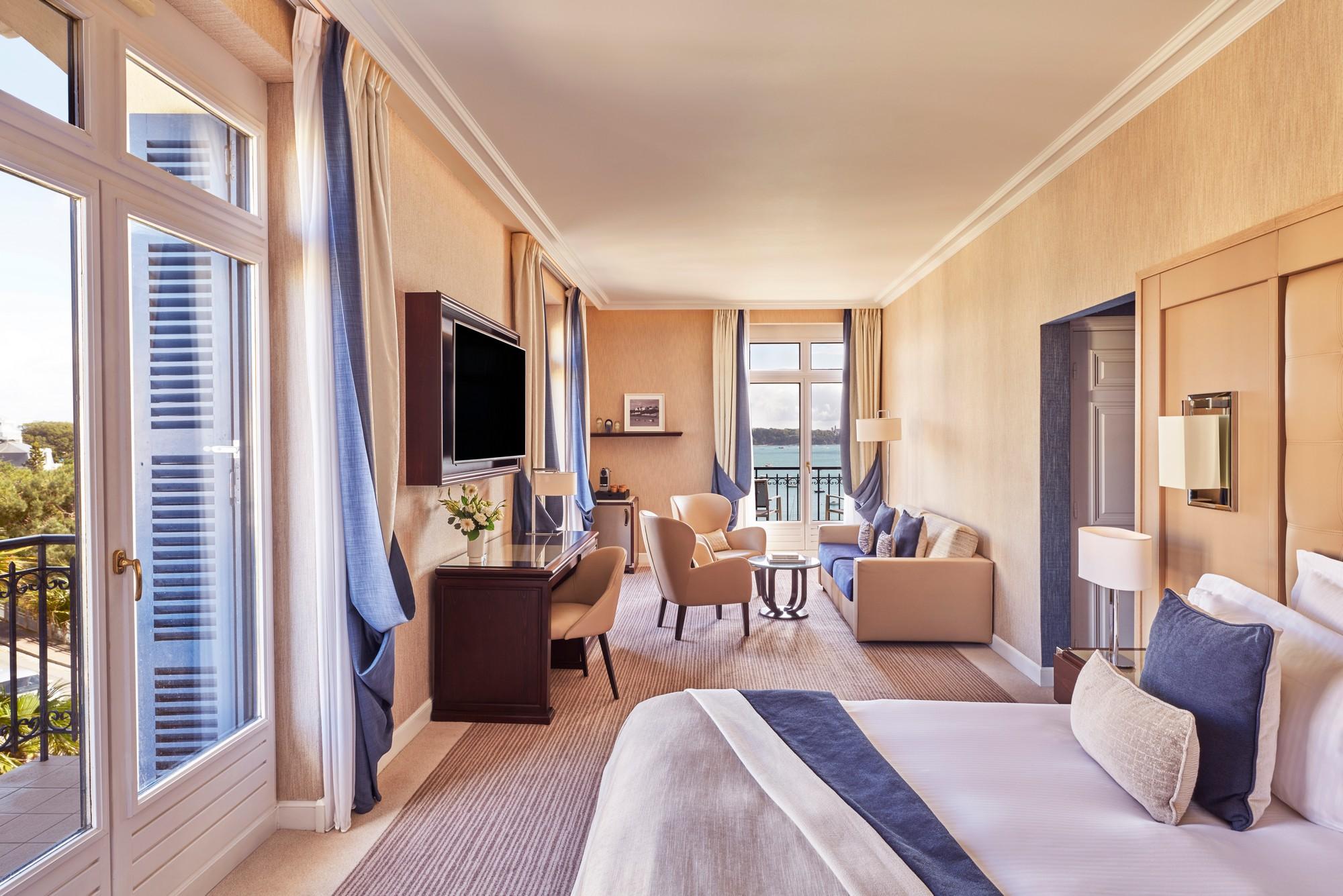 Réserver une suite vue mer à l’hôtel de Dinard © Barrière