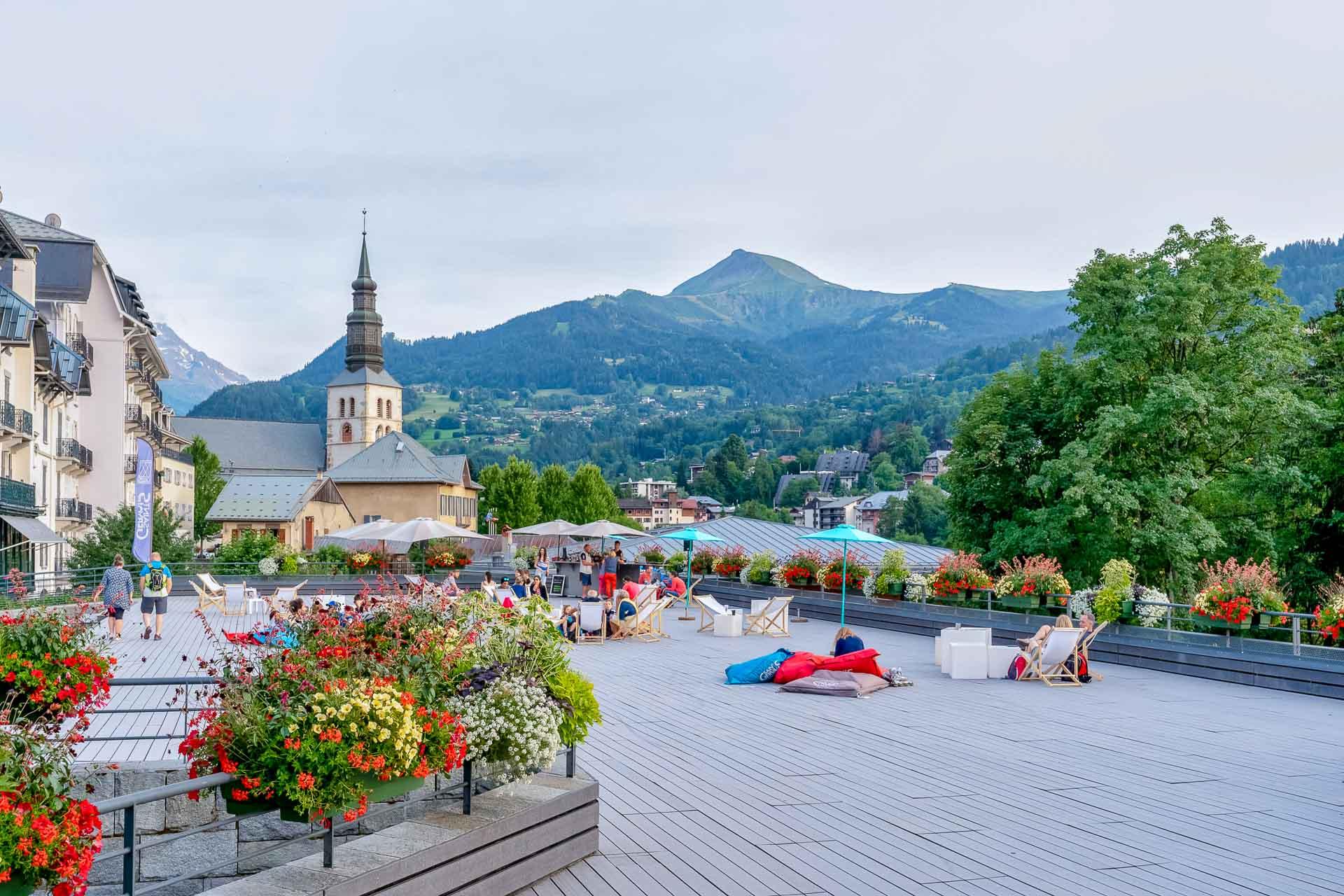 Le village de Saint-Gervais © OT Saint-Gervais - Boris Molinier