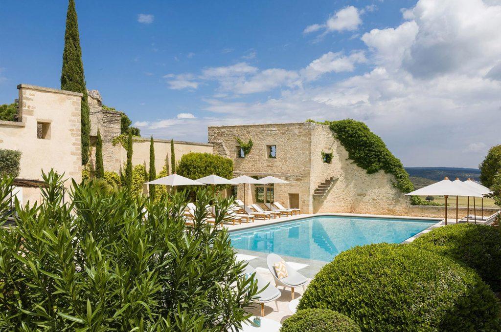La piscine du Vieux Castillon © Hôtel Le Vieux Castillon