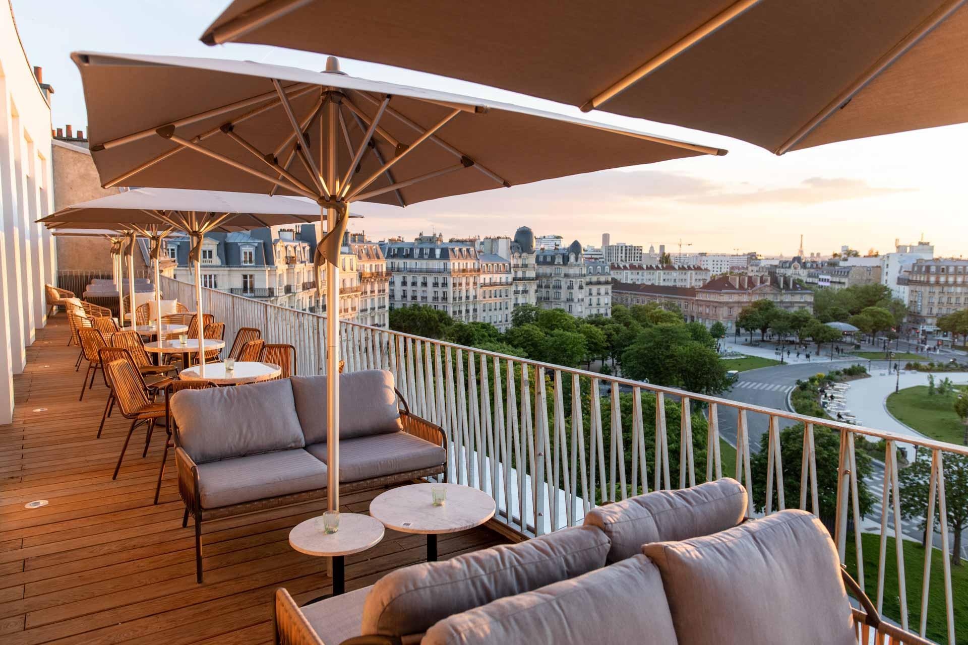 Les Piaules, hôtel à Paris avec rooftop © HL Girette