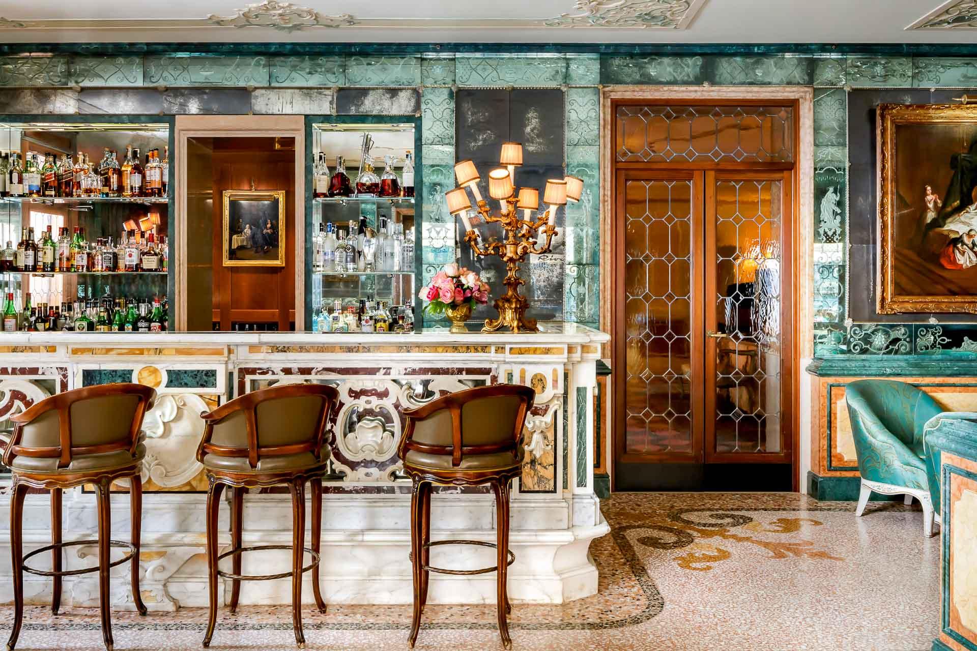 Le Bar Longhi de l’hôtel Gritti. © Brandon Barré Photography