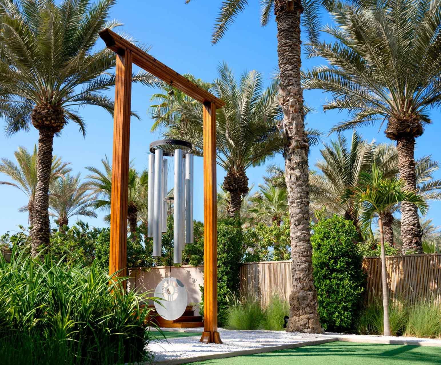 Le jardin où pratiquer le yoga © Madinat Jumeirah