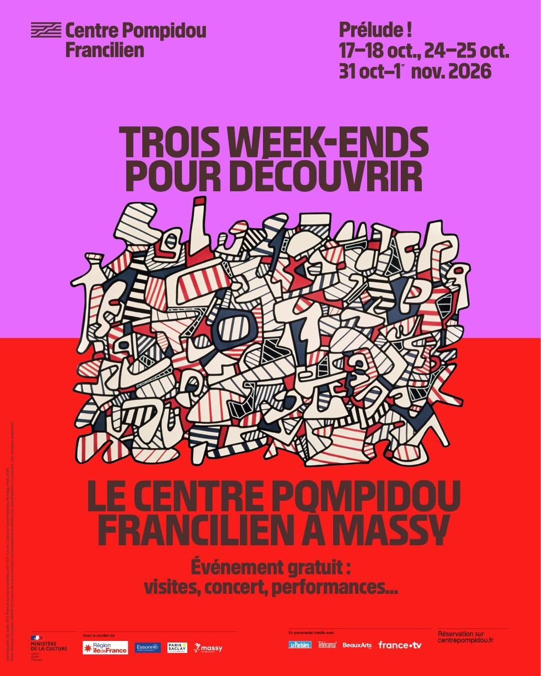 Prélude au Centre Pompidou Francilien en octobre 2026 à Paris © DR