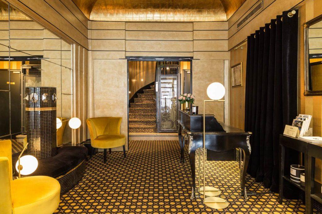  Le lobby de l’hôtel © Hôtel Mathis