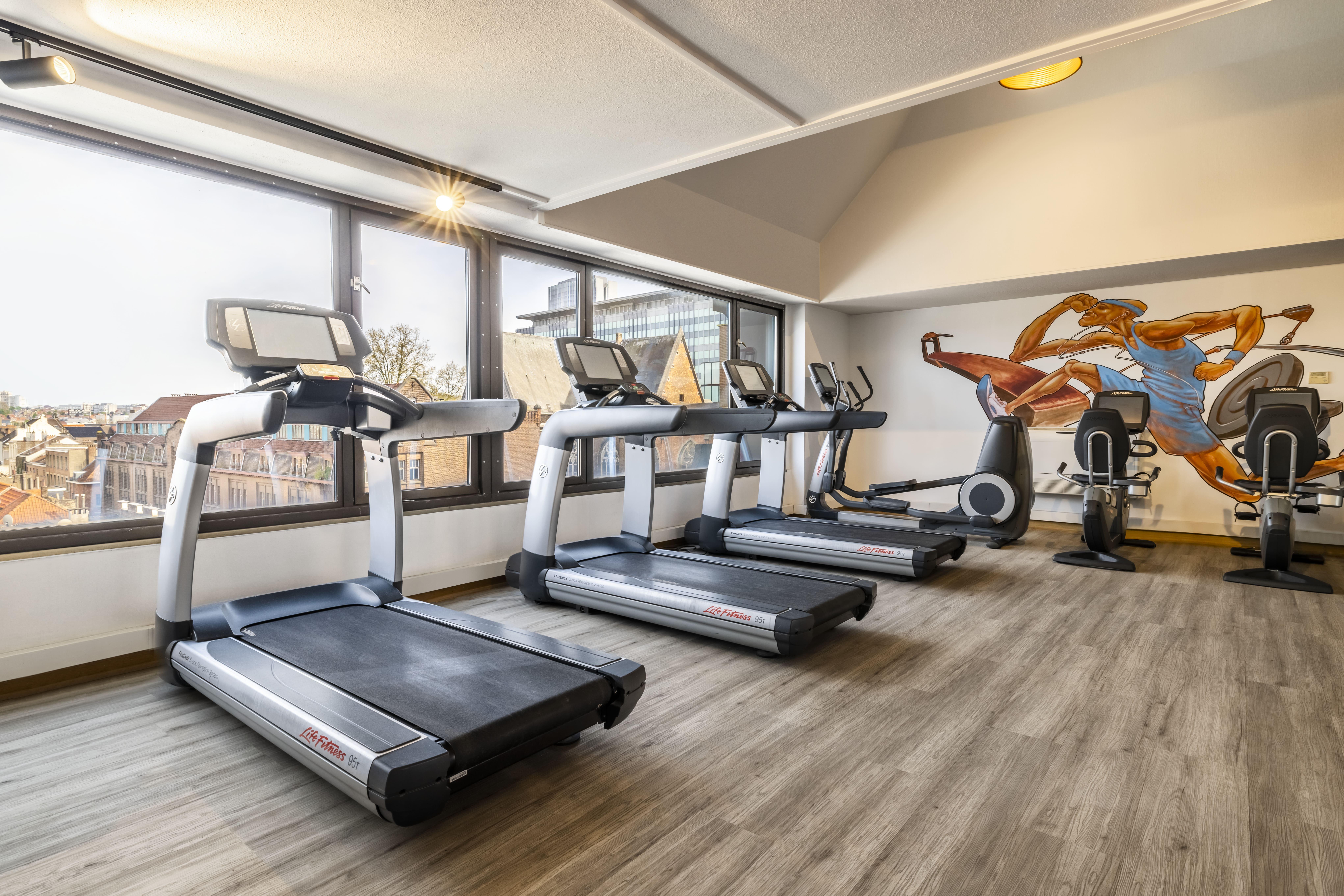 La salle de sport de l’hôtel © Nhow 