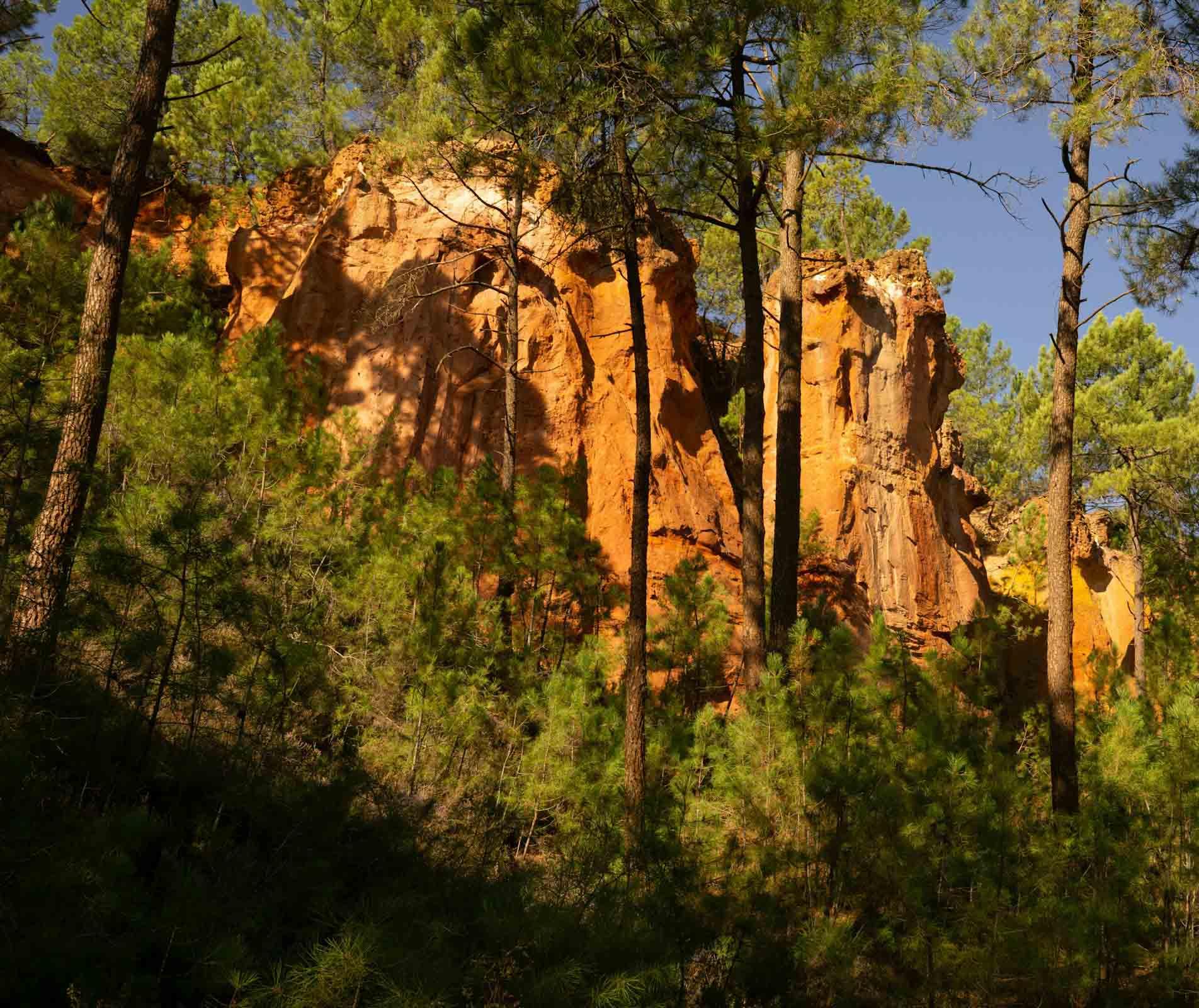 Le sentiers des ocres du Roussillon lors de notre itinéraire en Provence