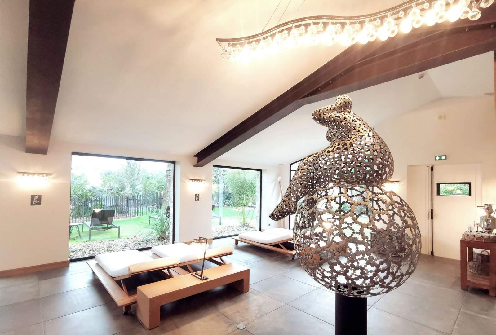 Le spa signé Clarins © Le Clos Saint-Martin