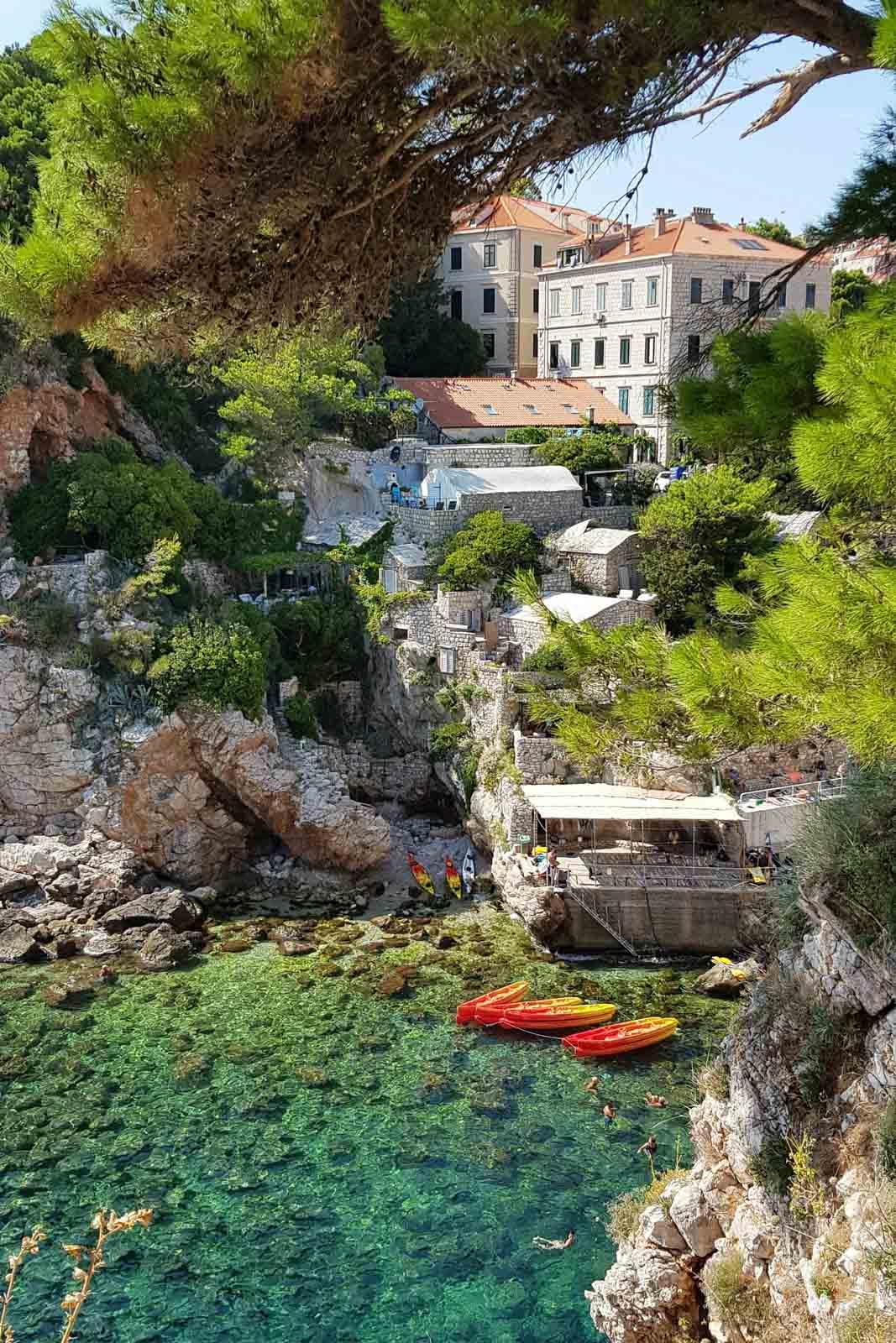 Les plages cachées de Dubrovnik