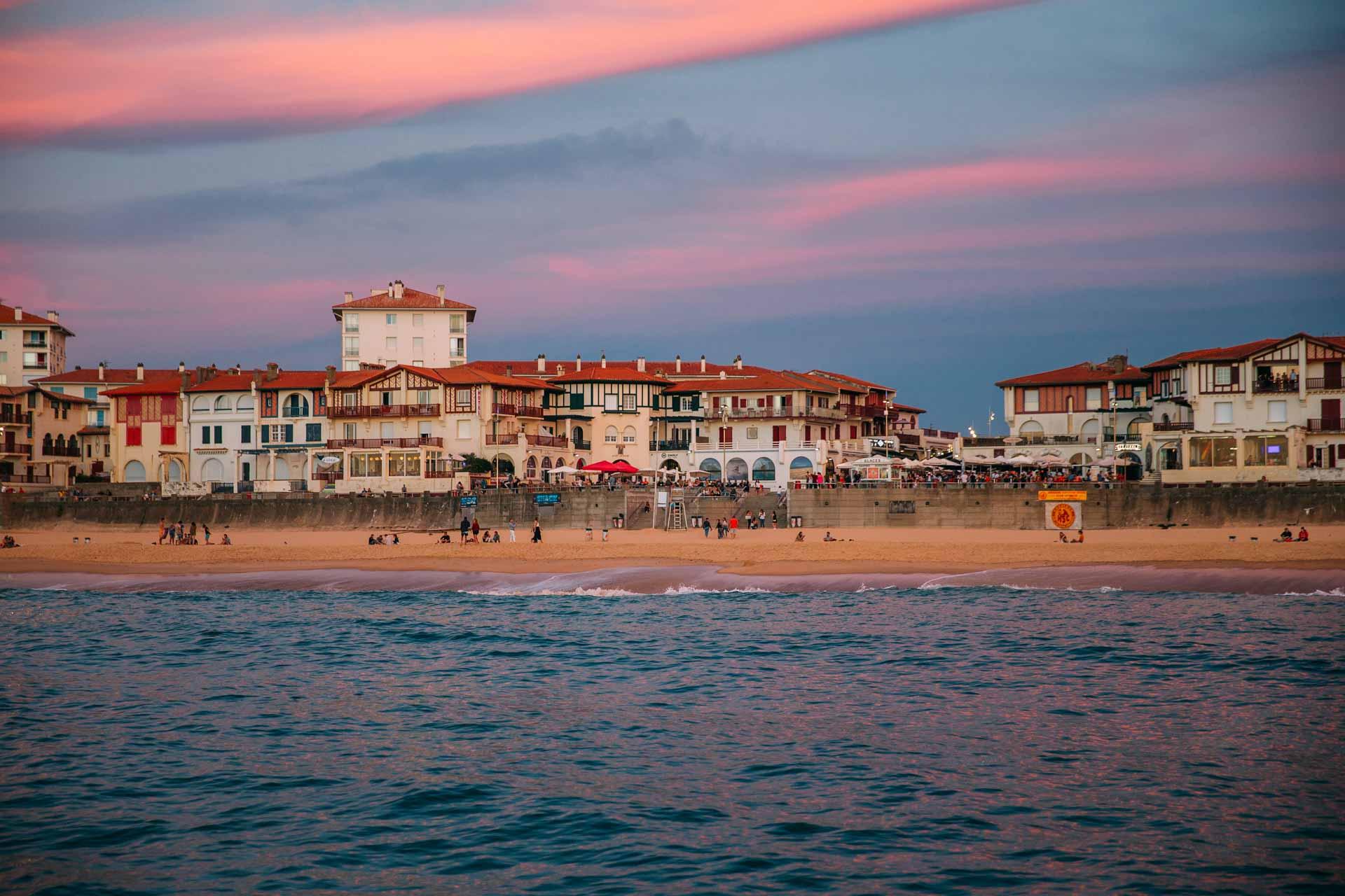 La plage du centre d’Hossegor © Sébastien Chebassier