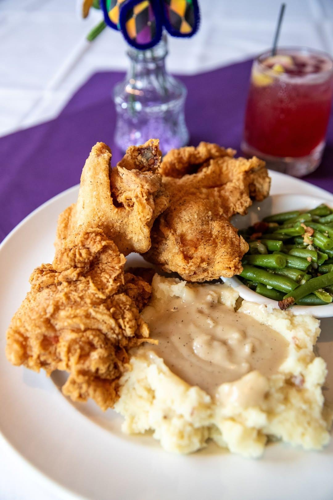 Le meilleur poulet frit de la ville © Purple Poulet 