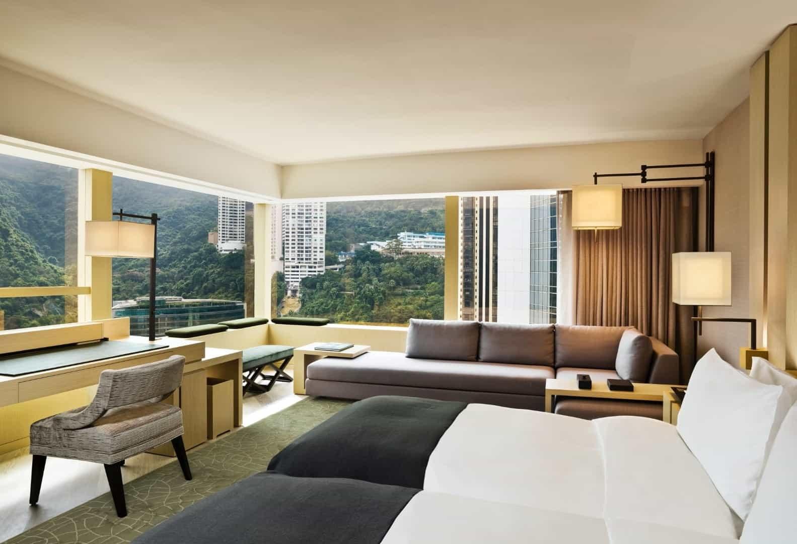 Aperçu d’une chambre à l’hôtel Upper House Hong Kong © DR