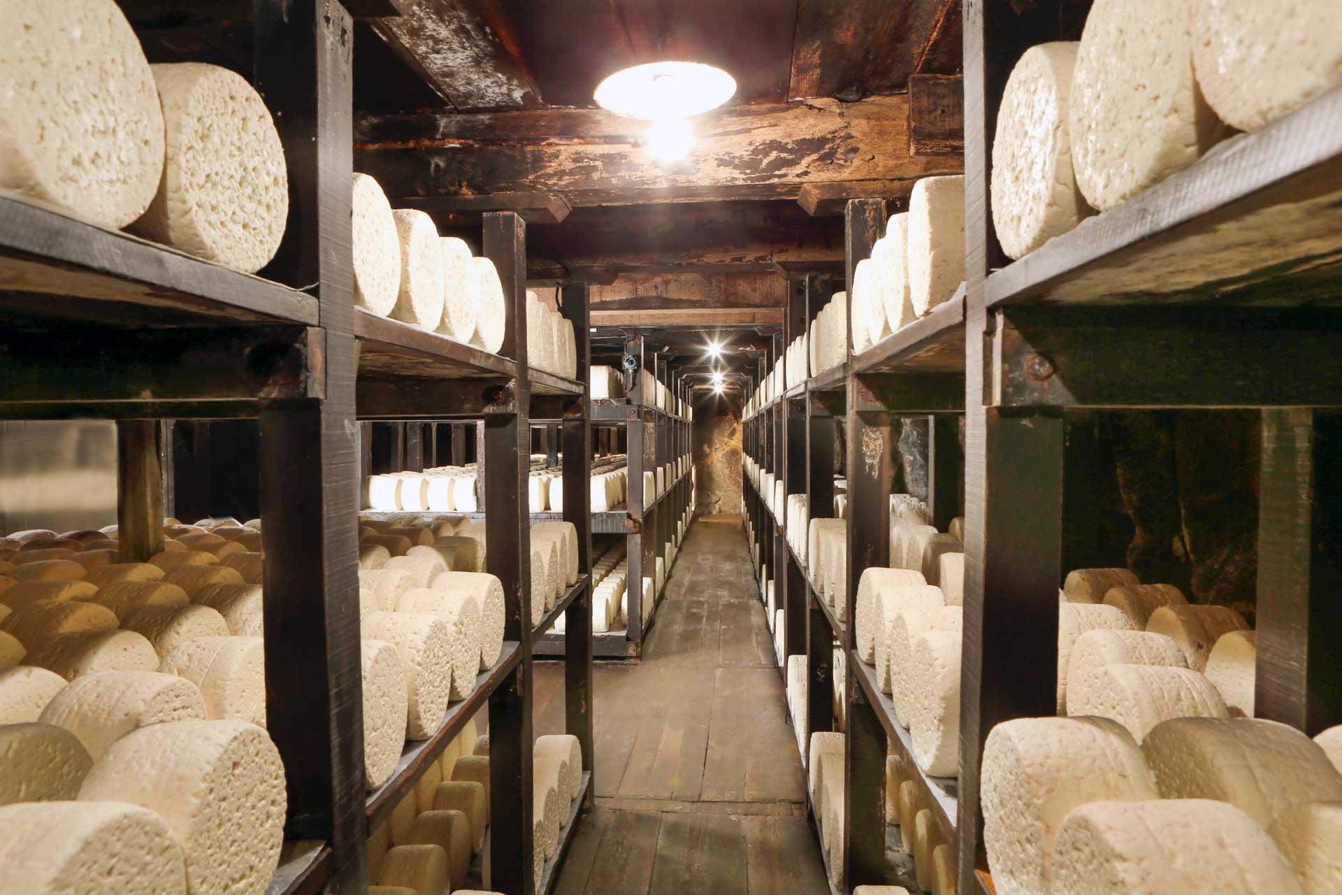 Les caves de Roquefort ont une humidité et une température constante © Domi Martin Millau