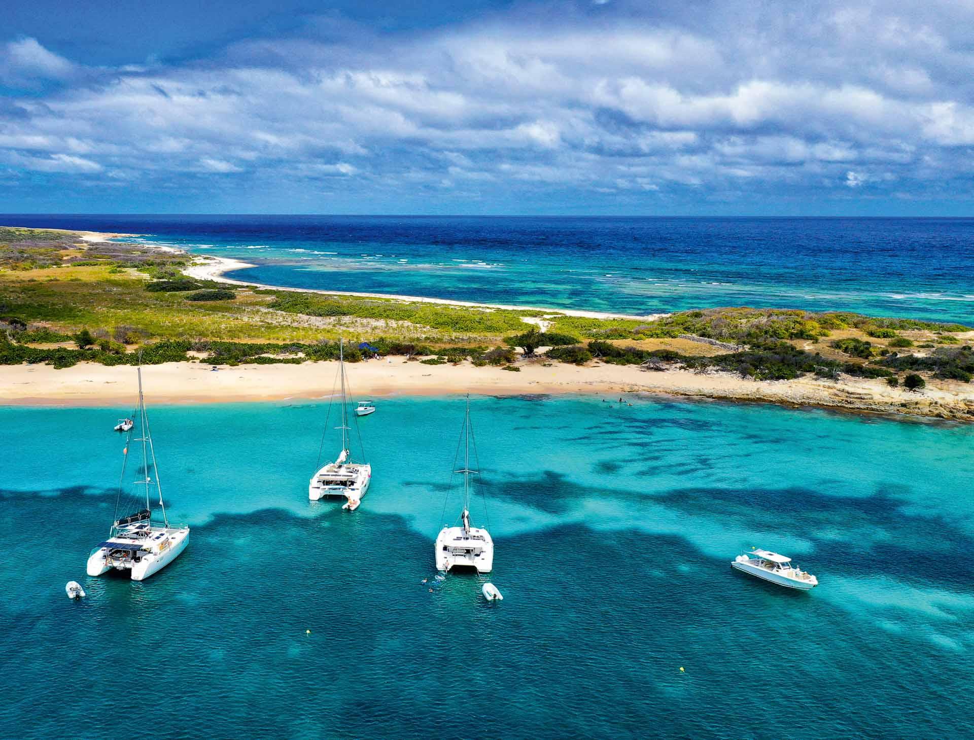 L’île Tintamarre au large de Saint-Martin © DR