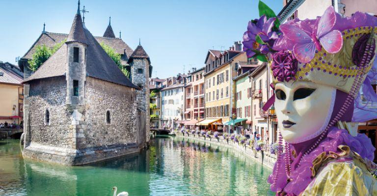 Le carnaval vénitien d’Annecy © Voyages Catteau 