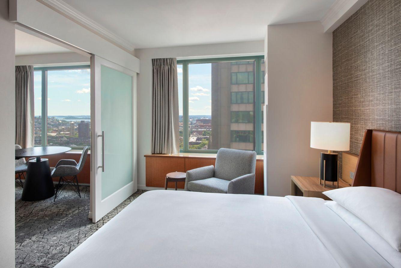 La suite junior de l’hôtel à Boston © Marriott 