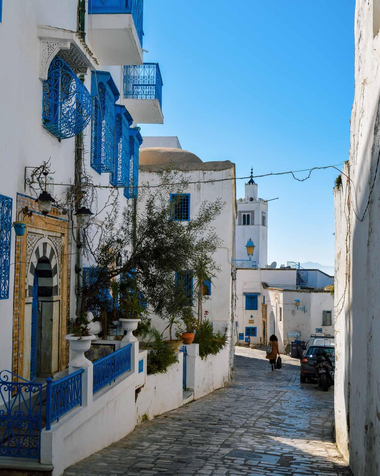 Les ruelles de Sidi Bou Saïd © YONDER.fr/PG