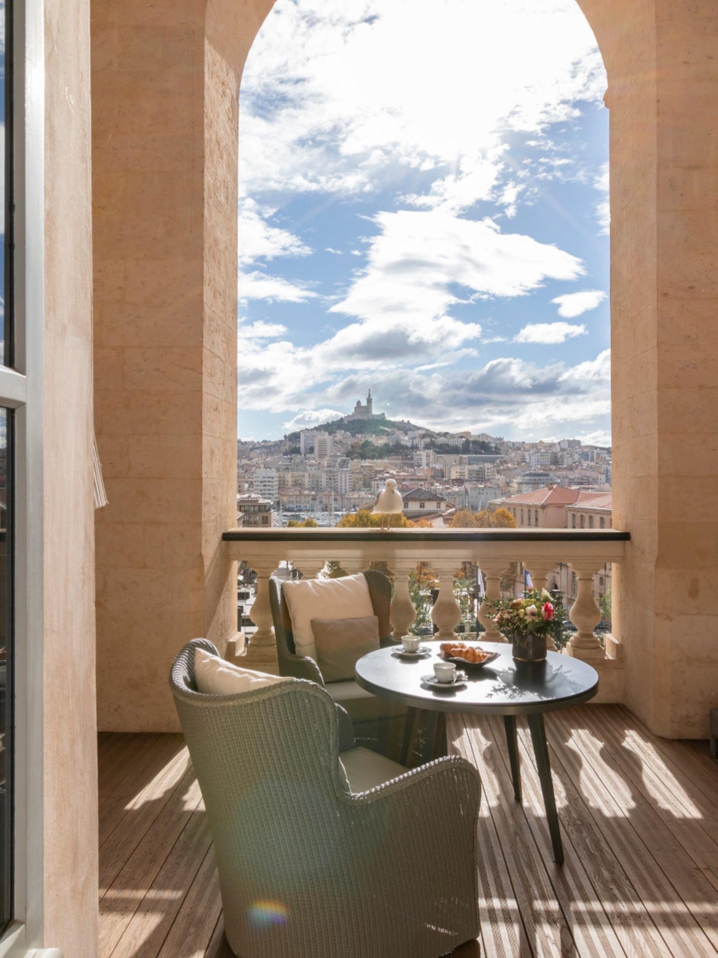 Vue sur Notre-Dame de la Garde © InterContinental Marseille