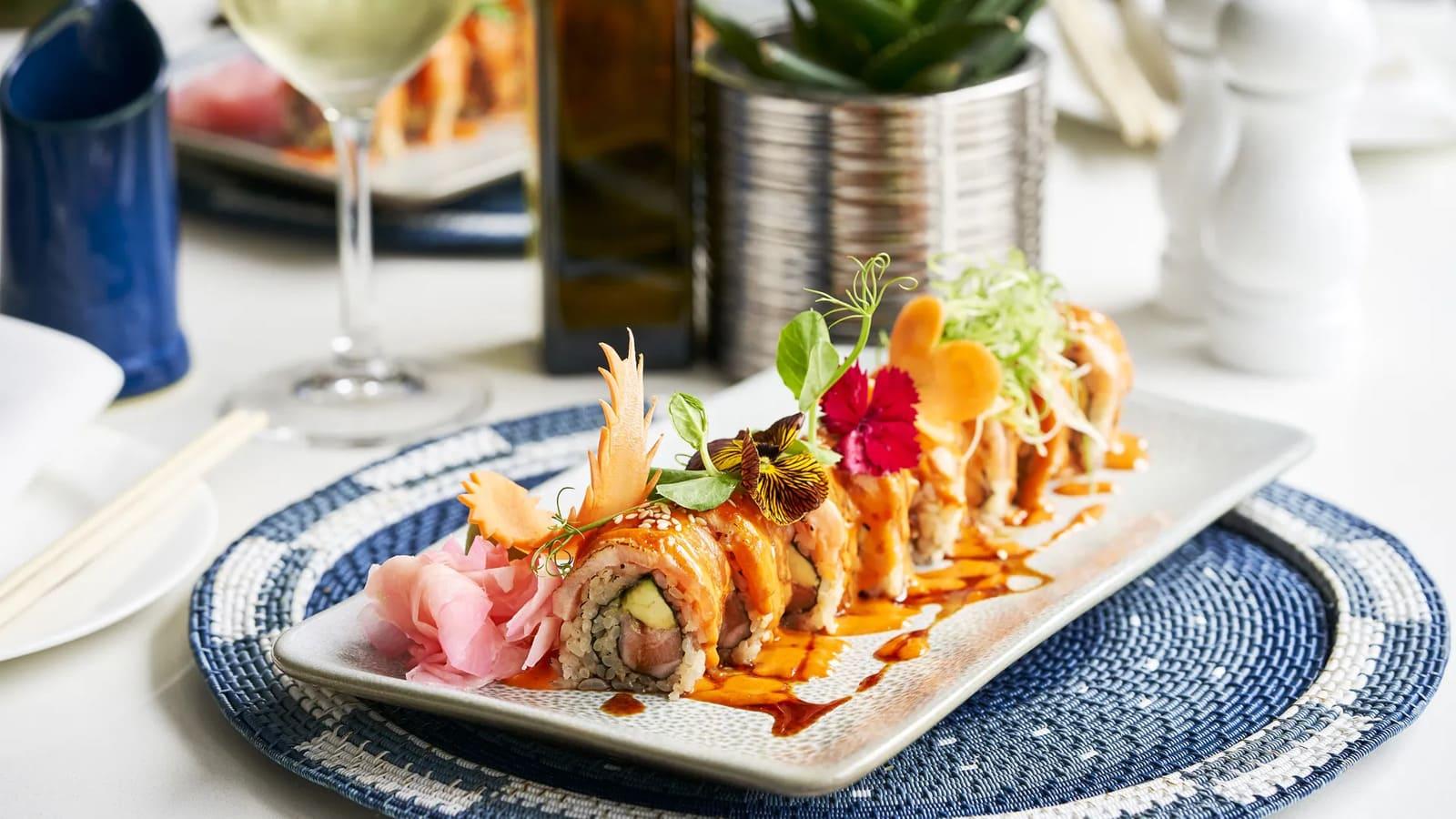 Manger des sushis au Café Grill © Twelves Apostles Hôtel