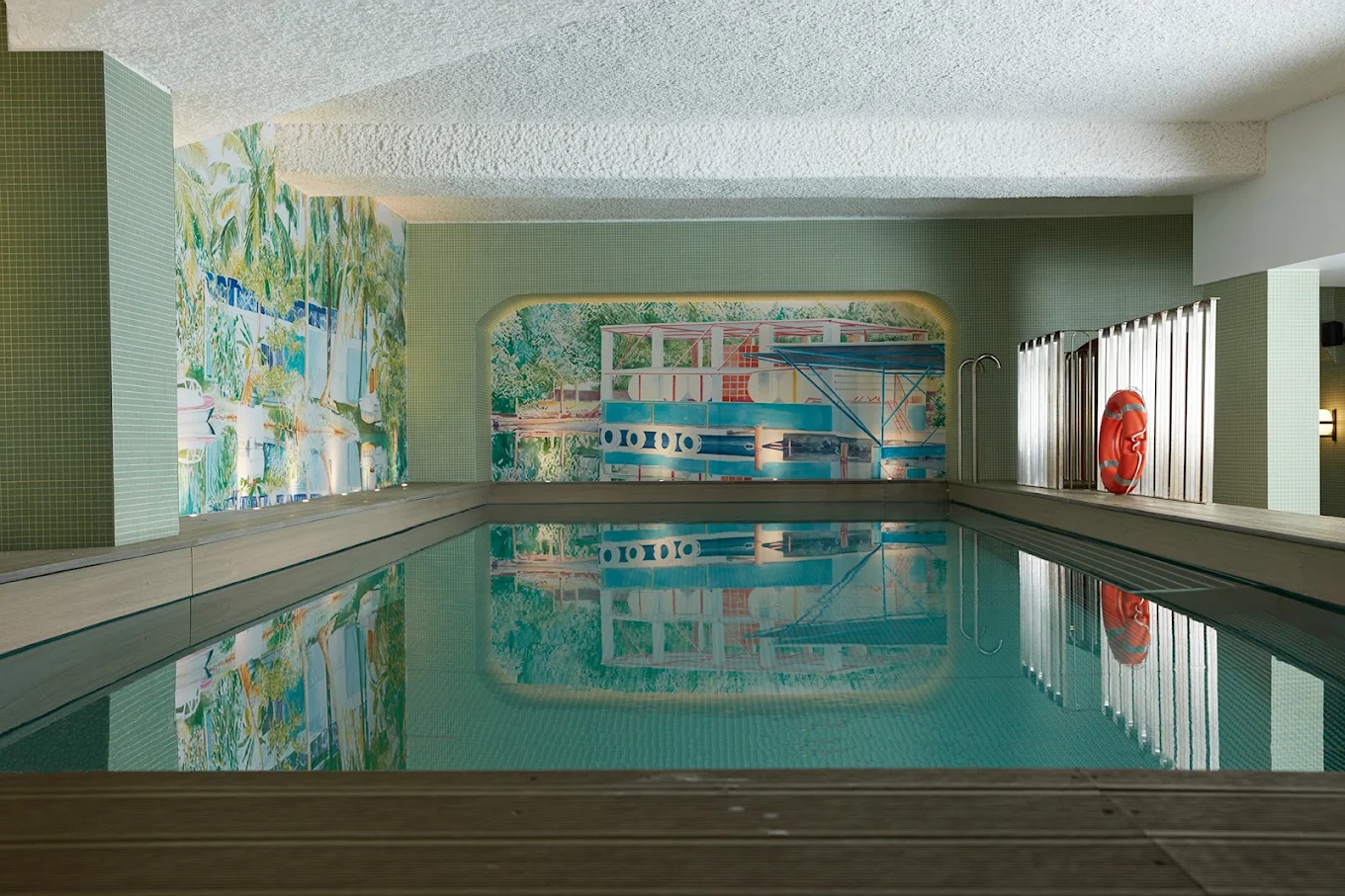 La piscine de l’hôtel Drawing House, dans le 14e arrondissement