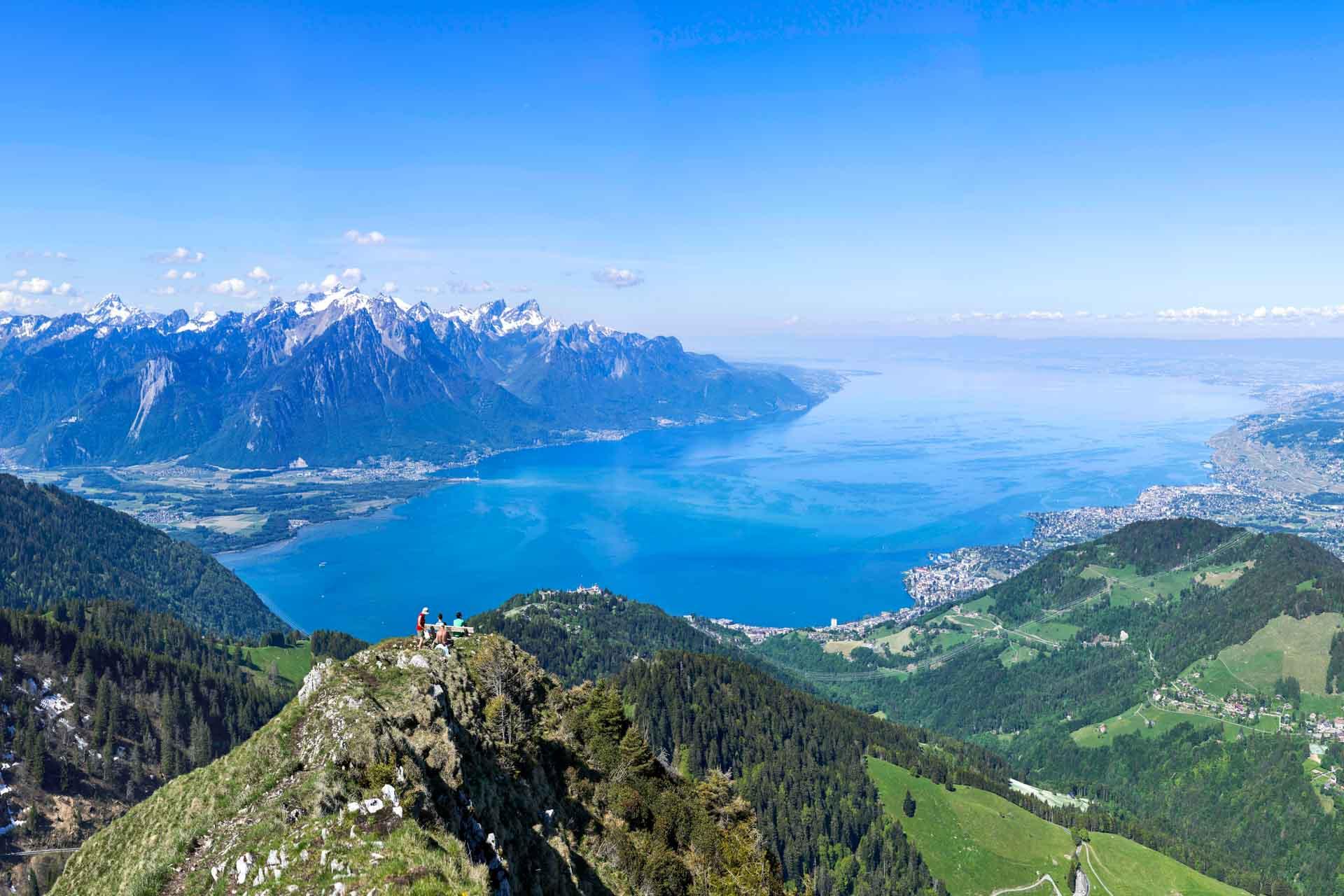 La Dent de Jaman depuis Rochers-de-Naye