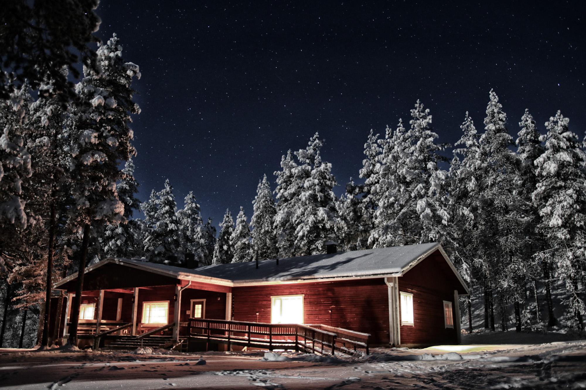 Le Naali Lodge de nuit. @ Thierry Chevillard