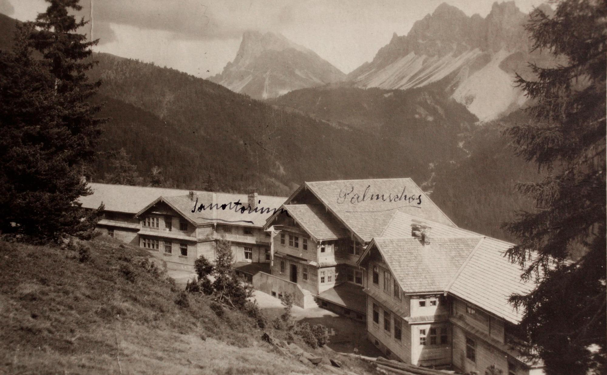 L’ancien sanatorium de Palmschoss au début du 20ème siècle. © Forestis