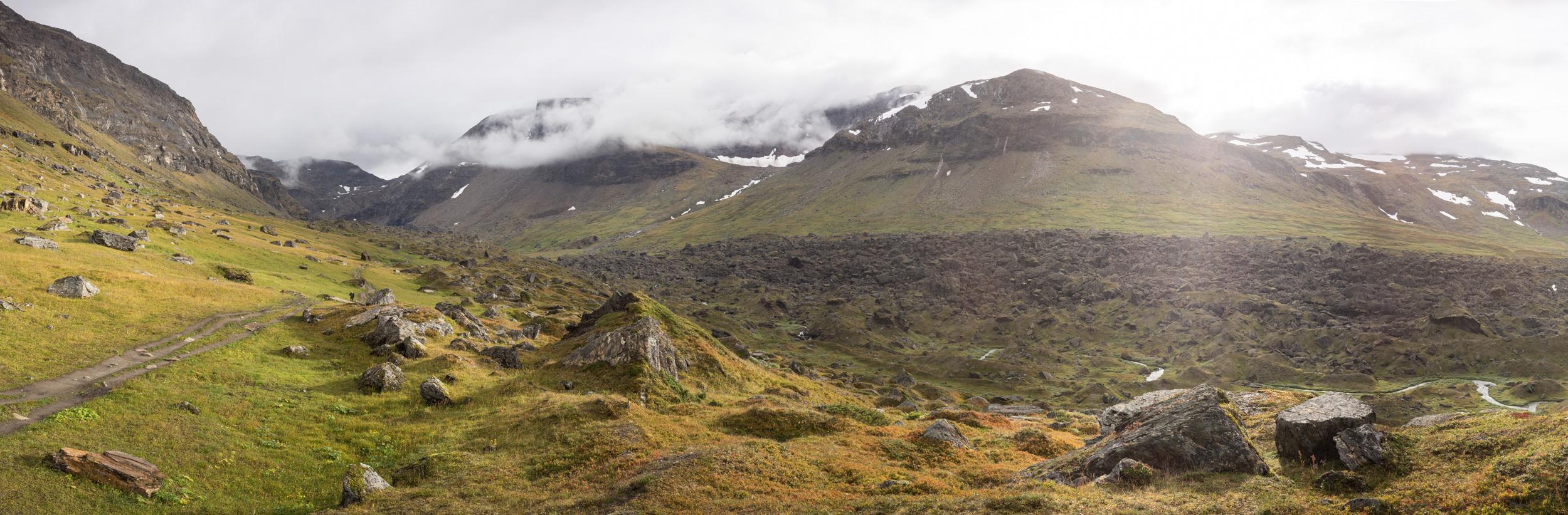 La Kärkevagge ou «Vallée des pierres».