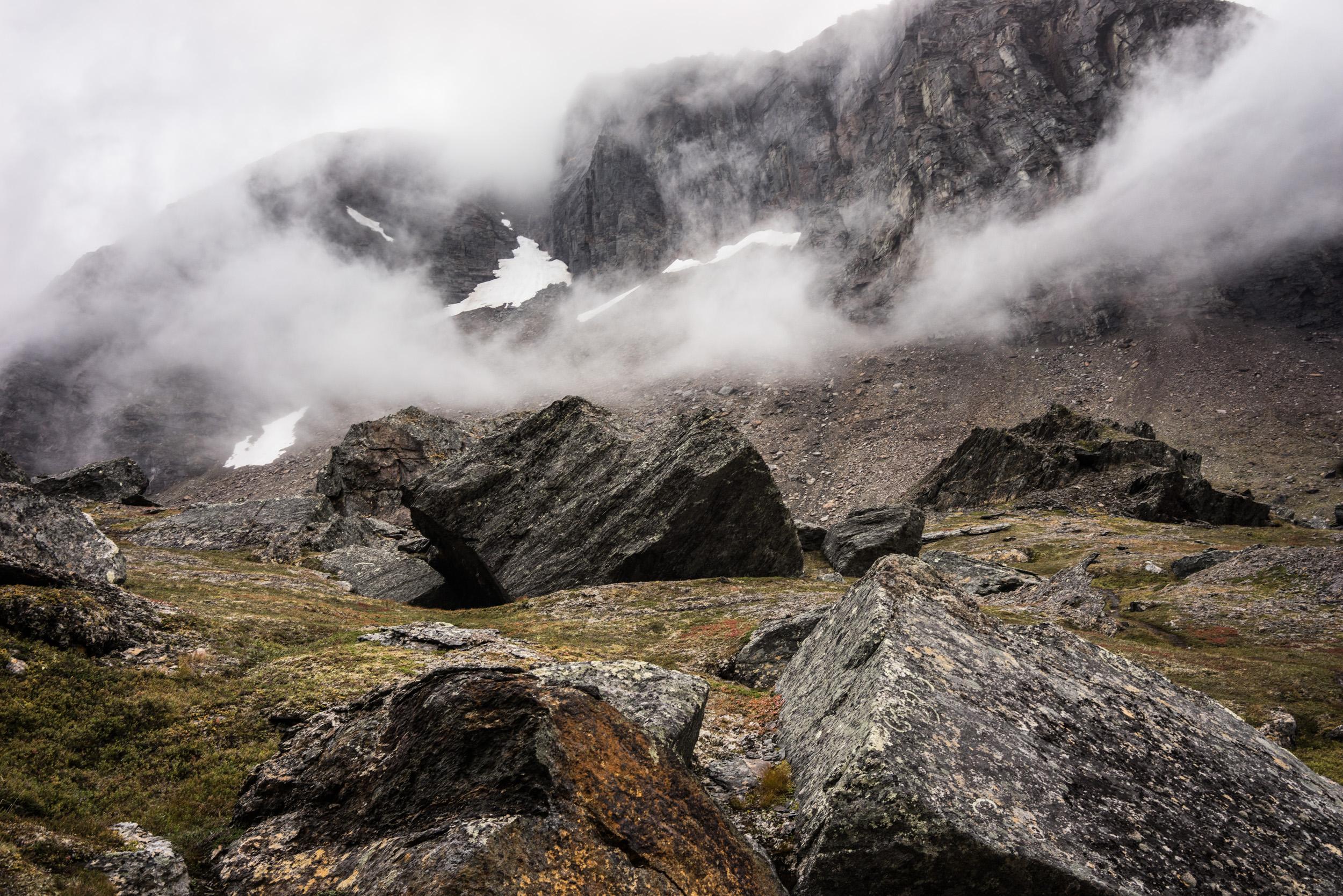 Blocs dans la «Vallée des pierres».